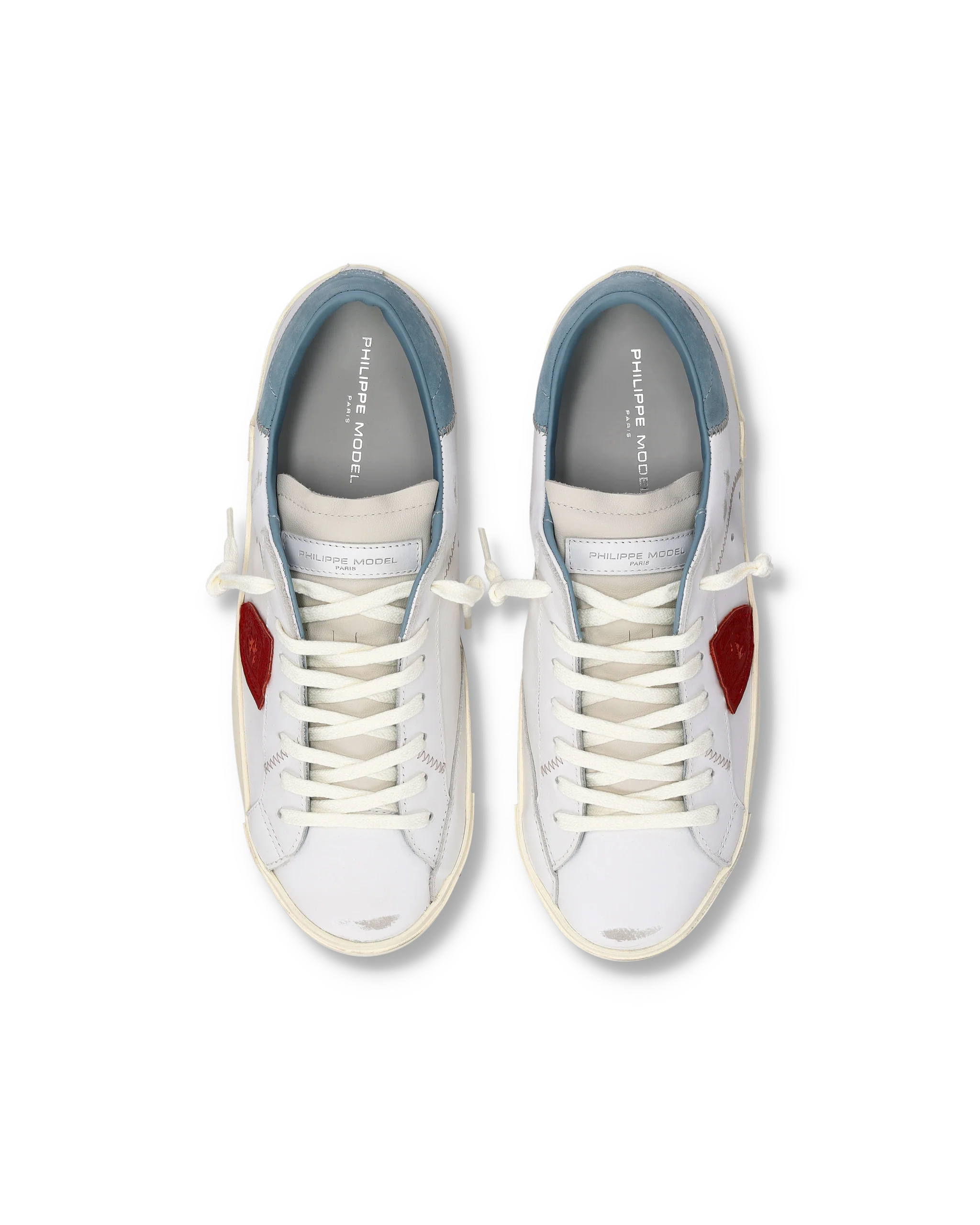 Sneakers Prsx Men, White Light Blue - Image 4