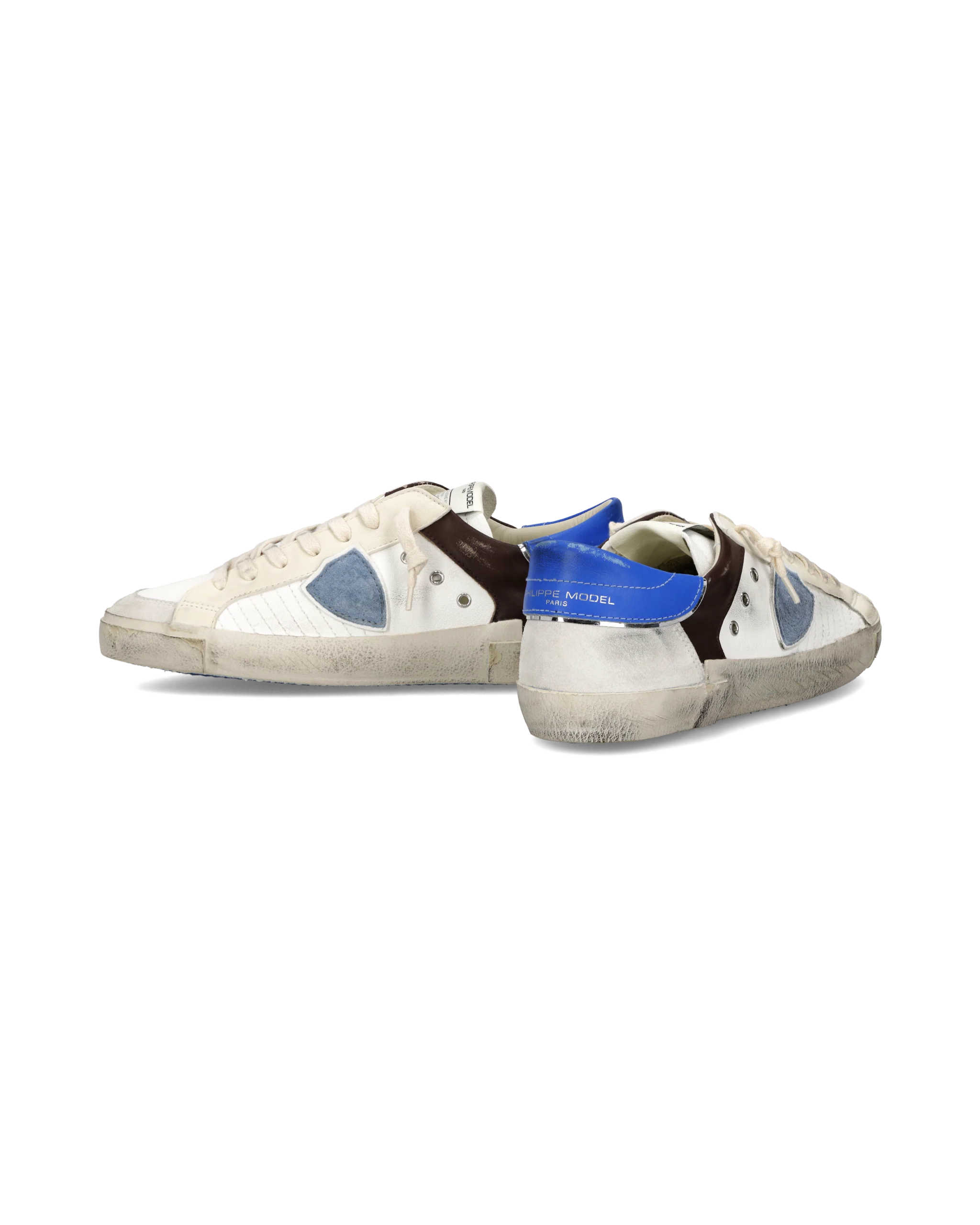 Sneakers Prsx Tennis Men, White Brown Bluette - Image 6