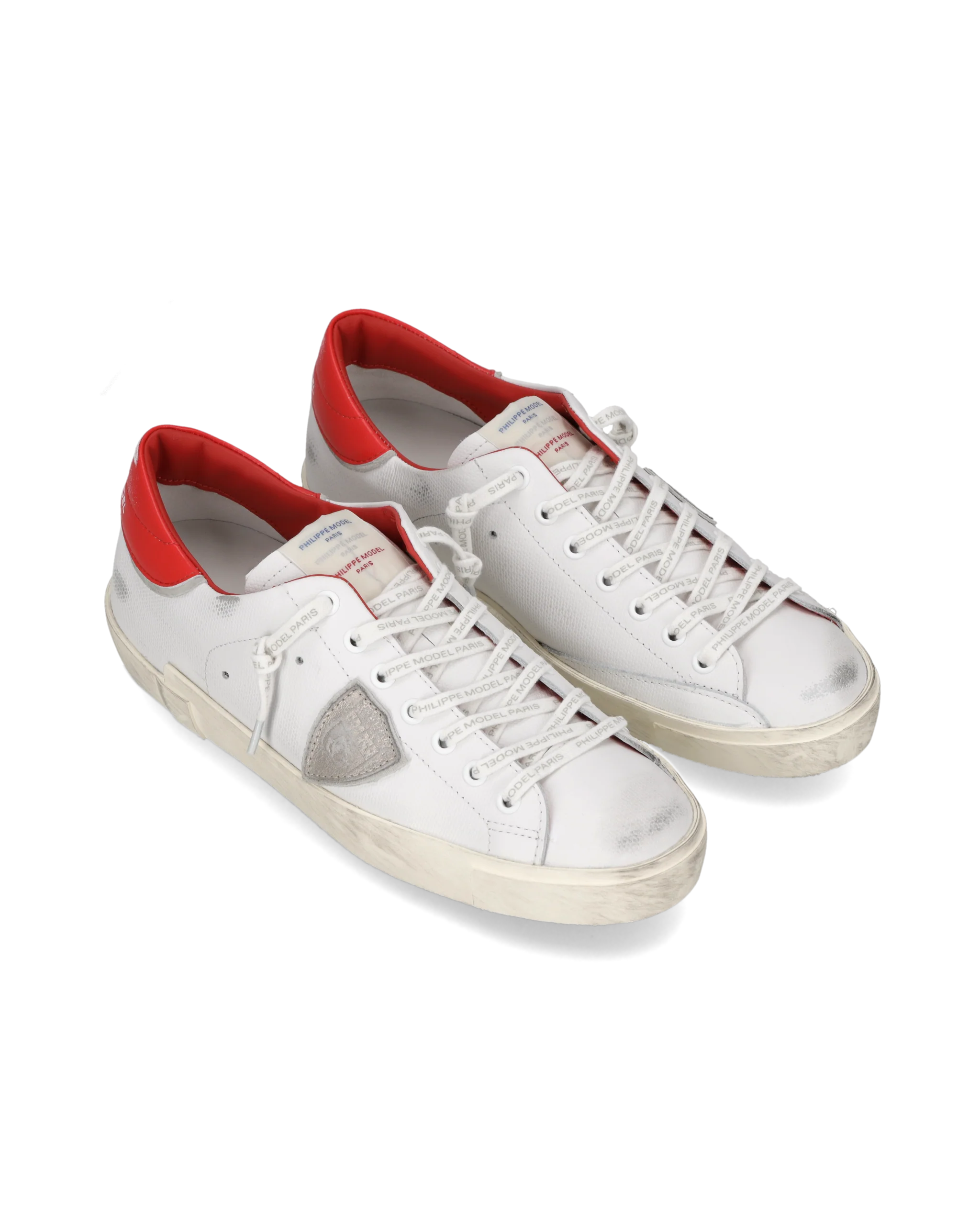 Sneakers Prsx Men, White Red - Image 2