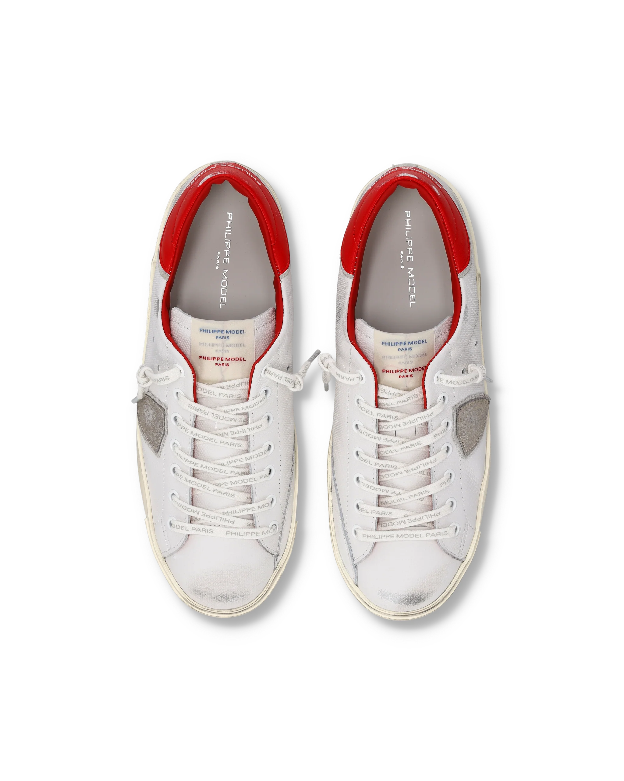 Sneakers Prsx Men, White Red - Image 4