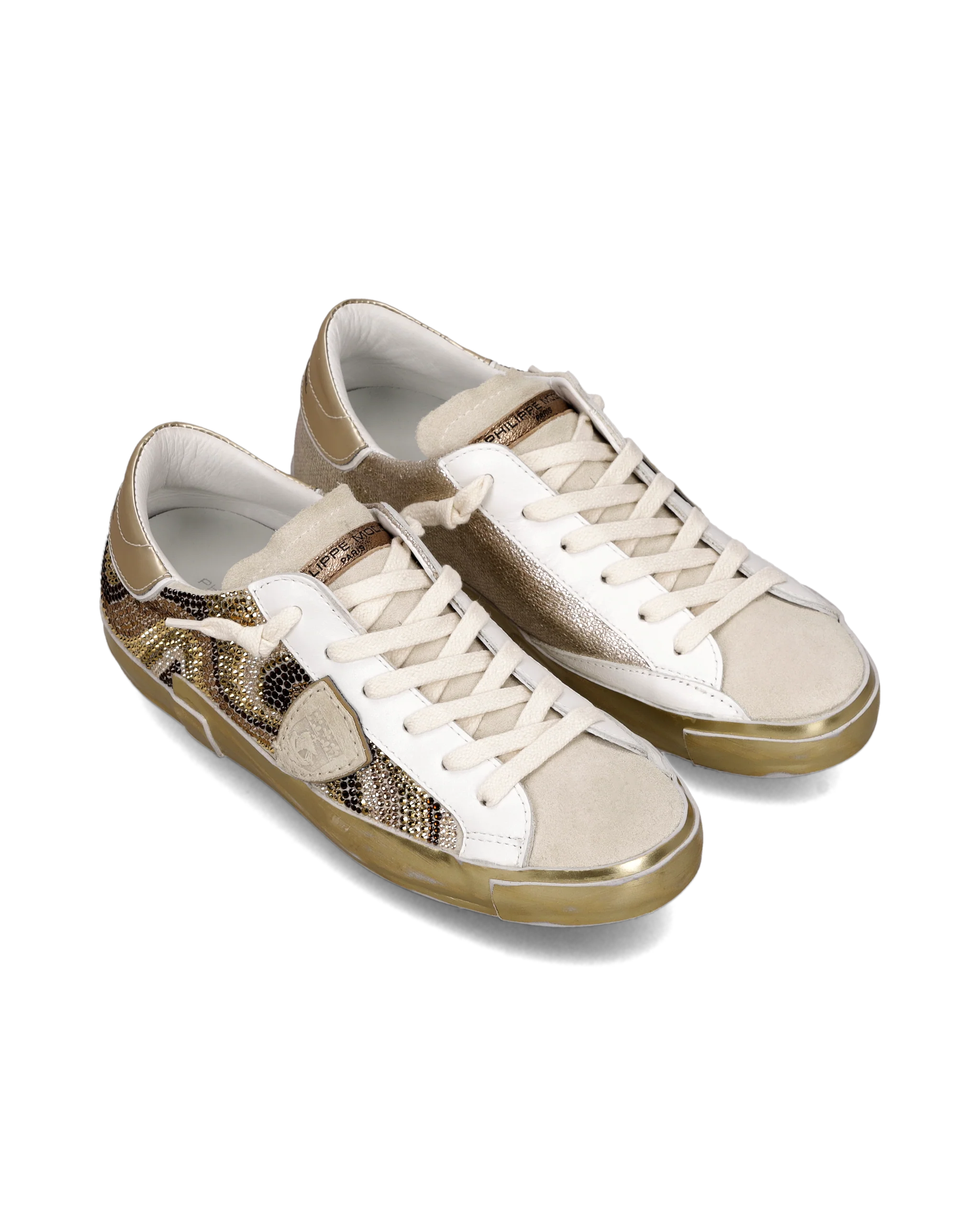 Sneakers Prsx Tennis Women, Gold Beige - Image 2