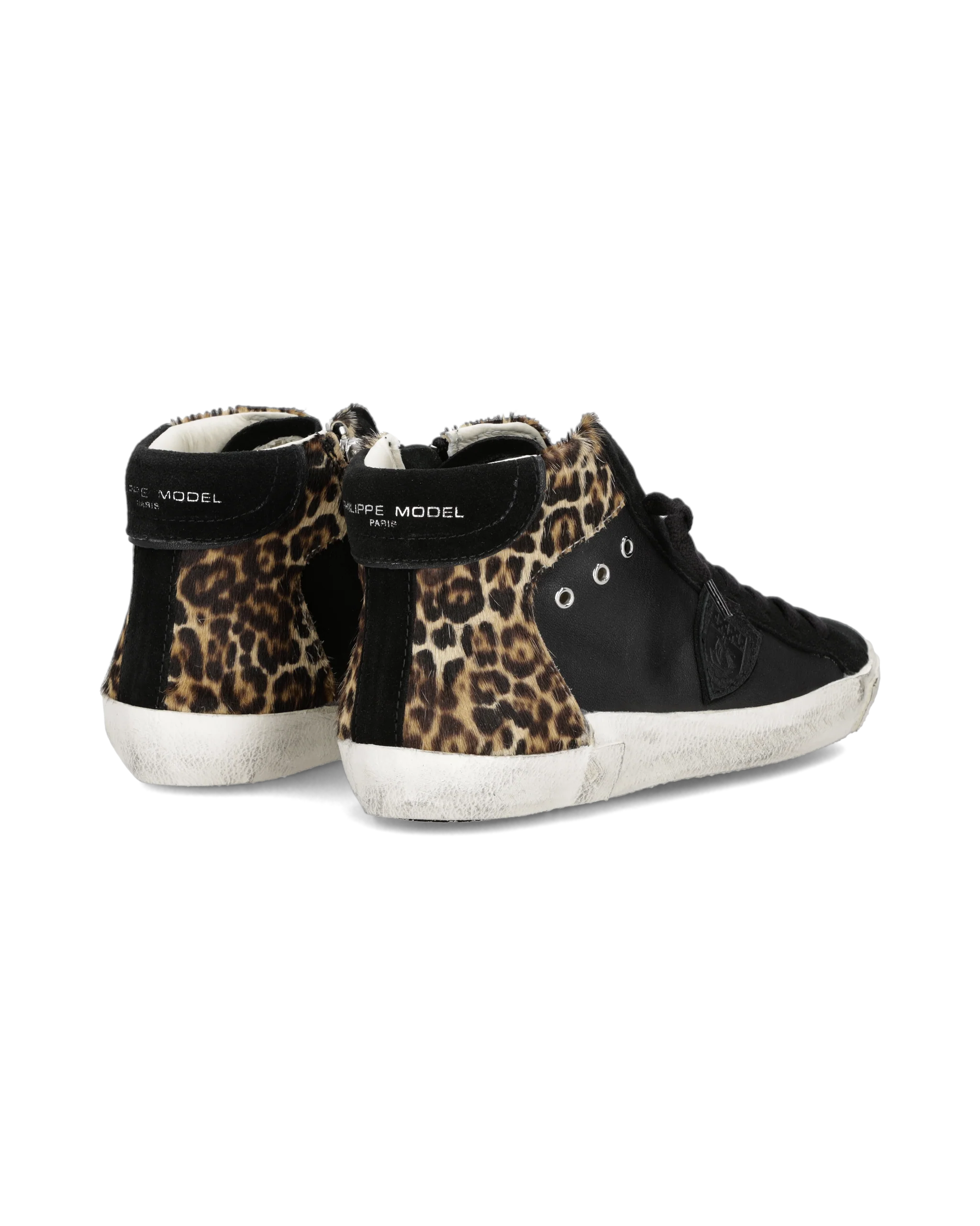 Sneakers Prsx Tennis Women, Black and Animal-print - Image 3