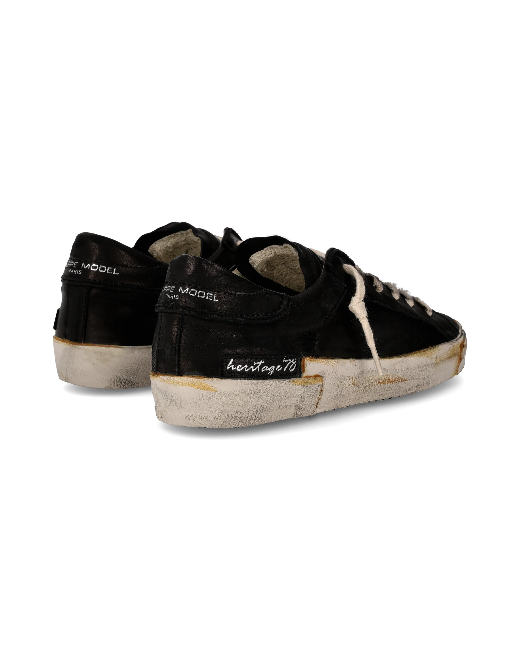 Sneakers Prsx Low Top Tennis Women Vintage, Black - Image 3