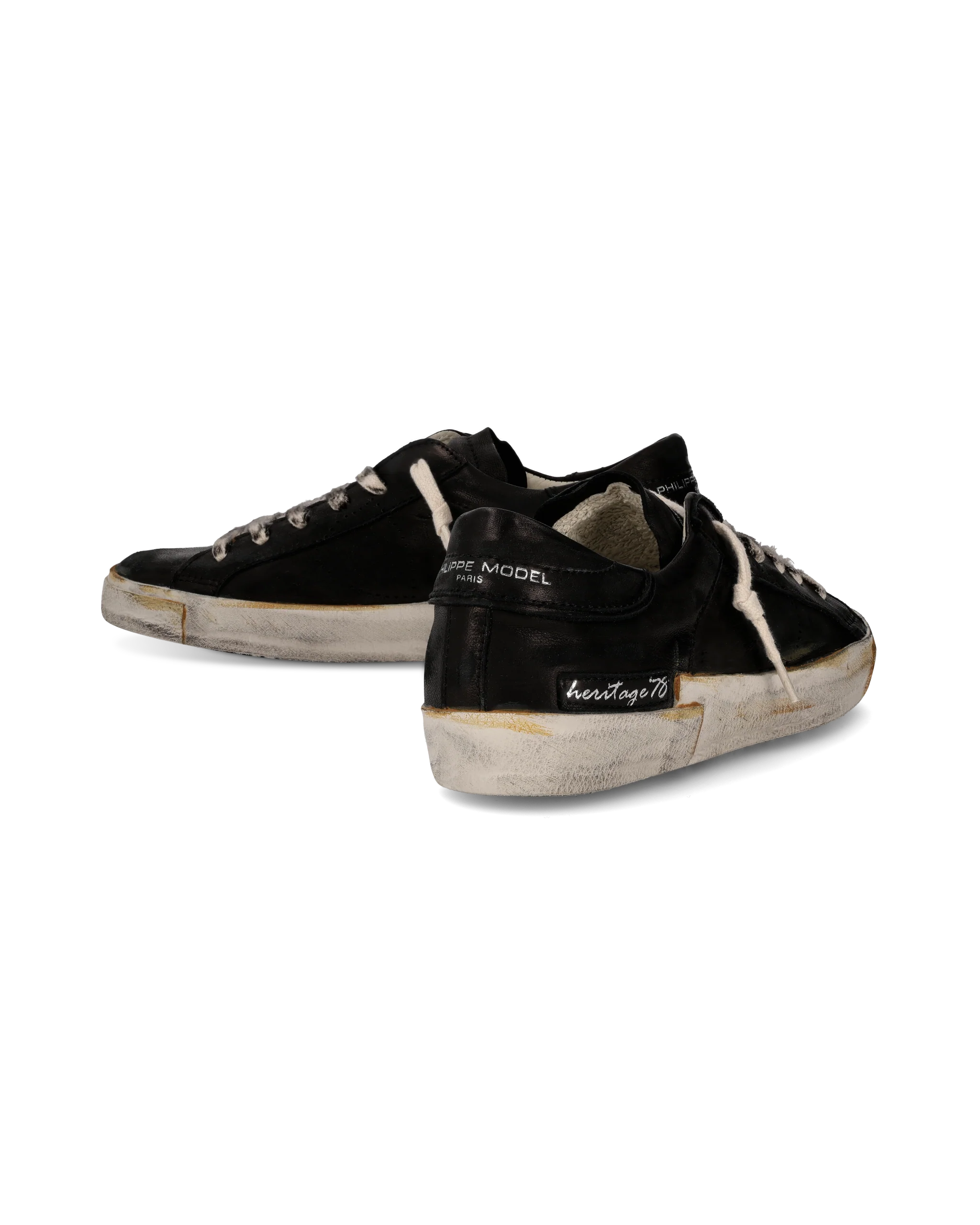 Sneakers Prsx Low Top Tennis Women Vintage, Black - Image 6
