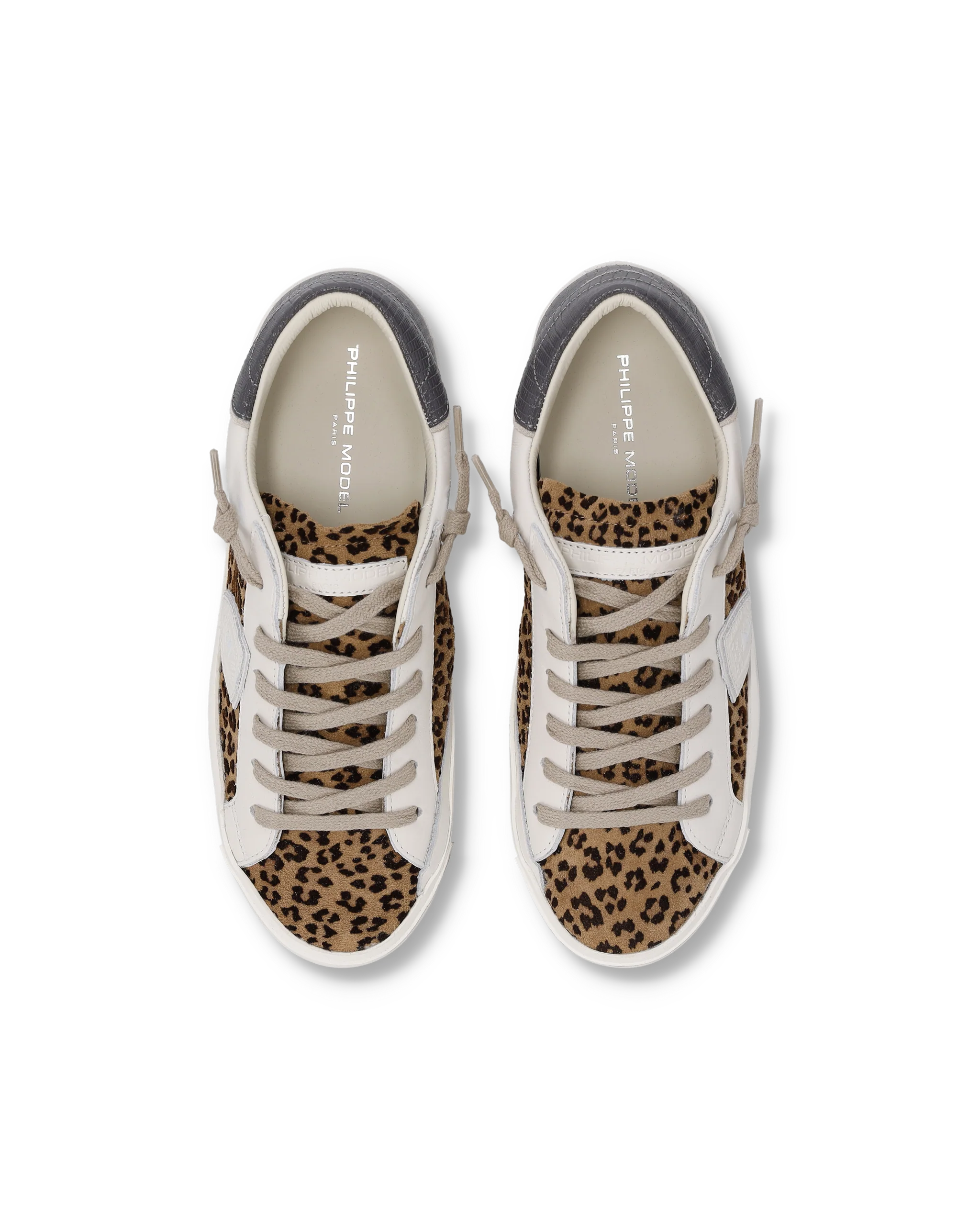 Sneakers Prsx Women, White Grey Animal-Print - Image 4