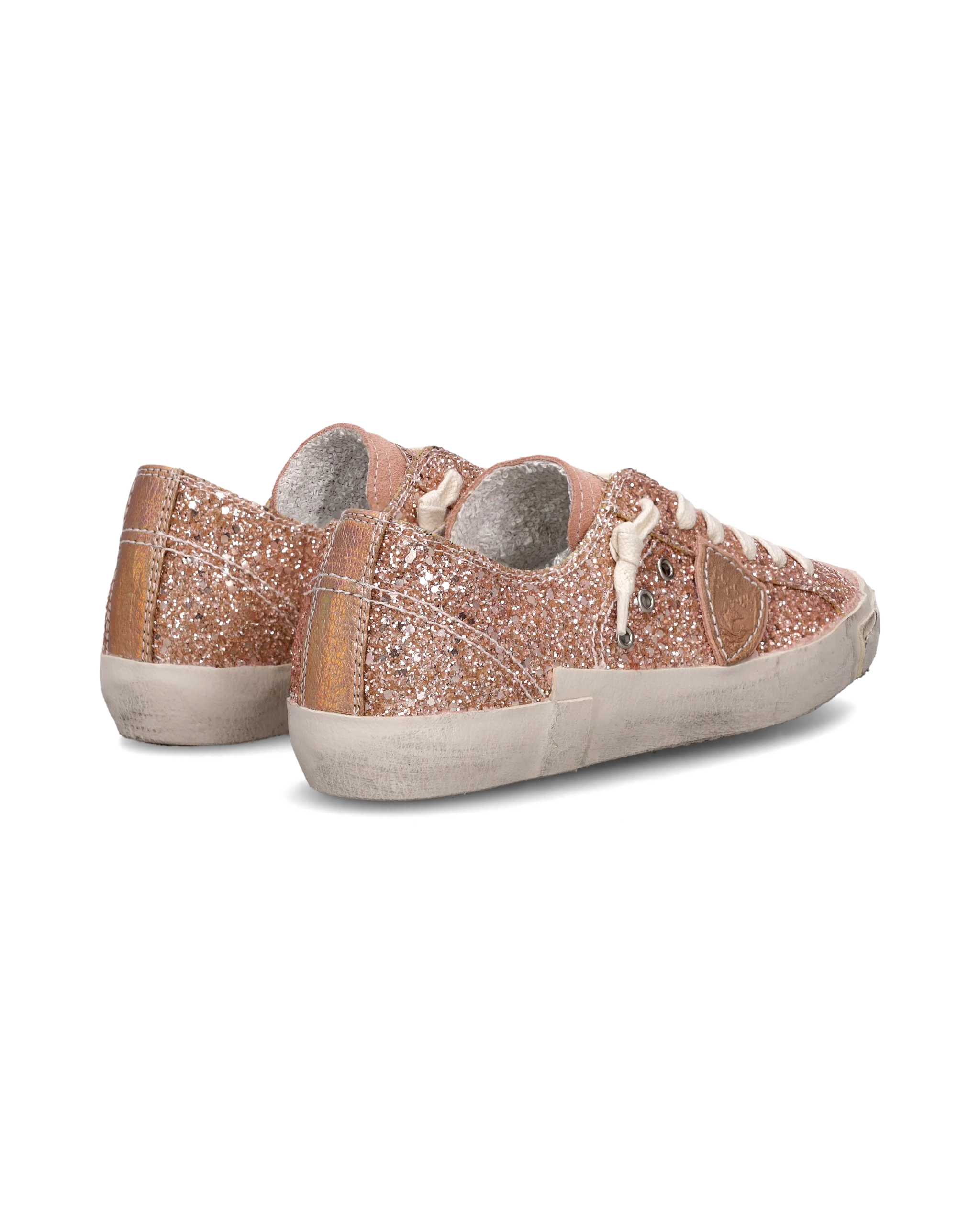 Sneakers Prsx Tennis Women with glitter upper, Pink - Image 3