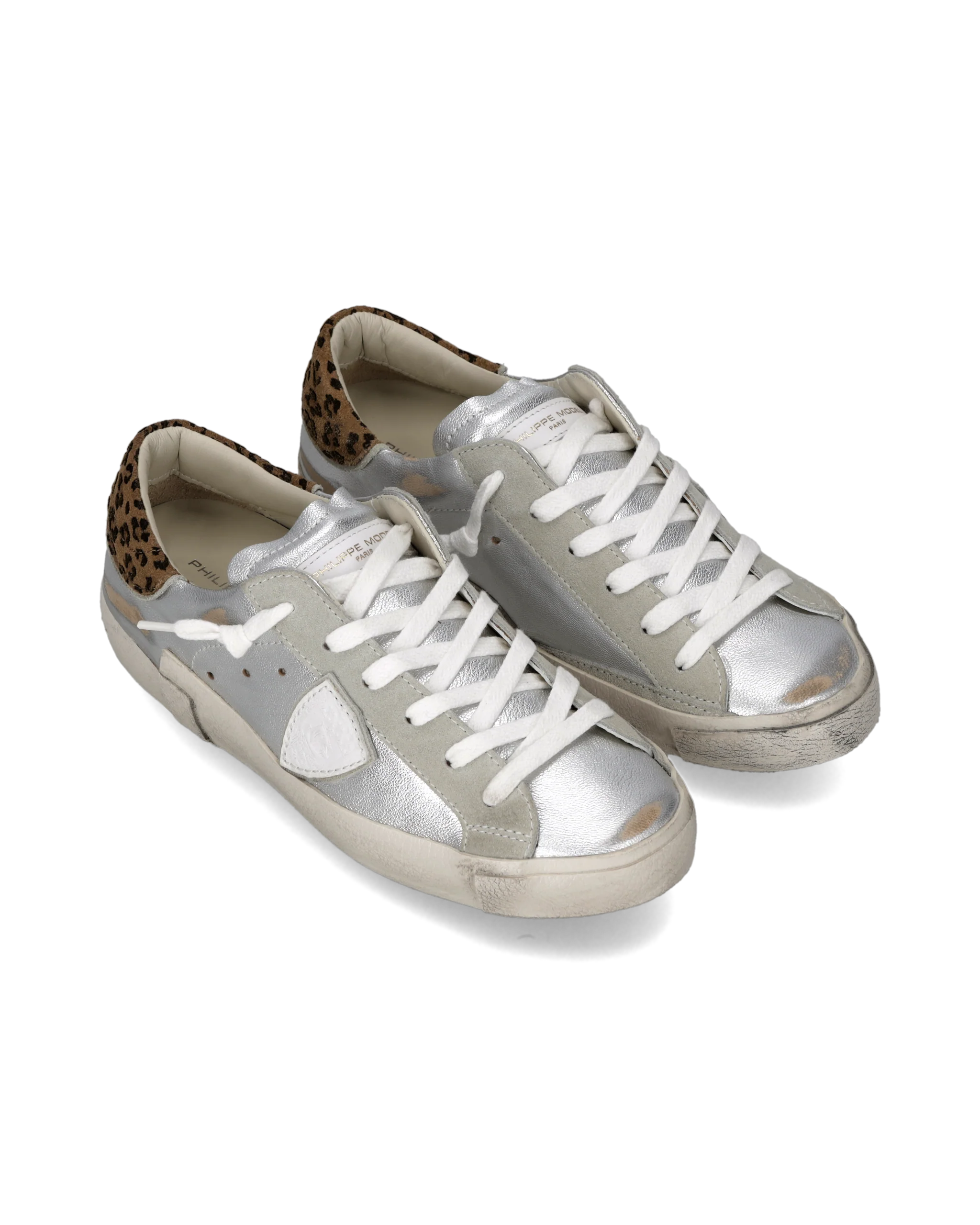 Sneakers Prsx Women, Silver Animal-Print - Image 2