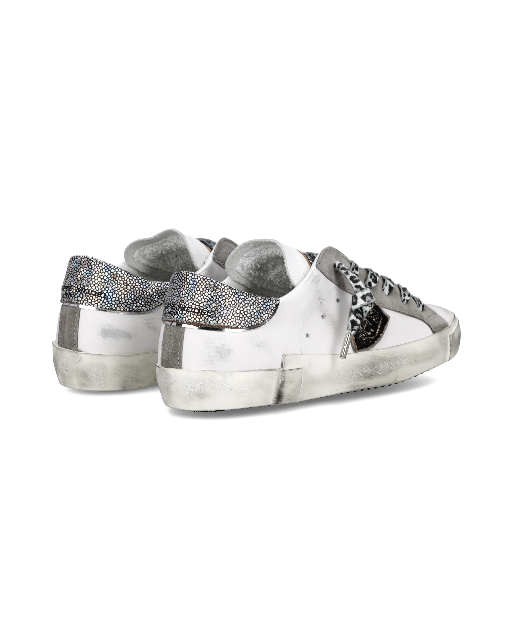 Sneakers Prsx Tennis Women, White Grey Black - Image 3