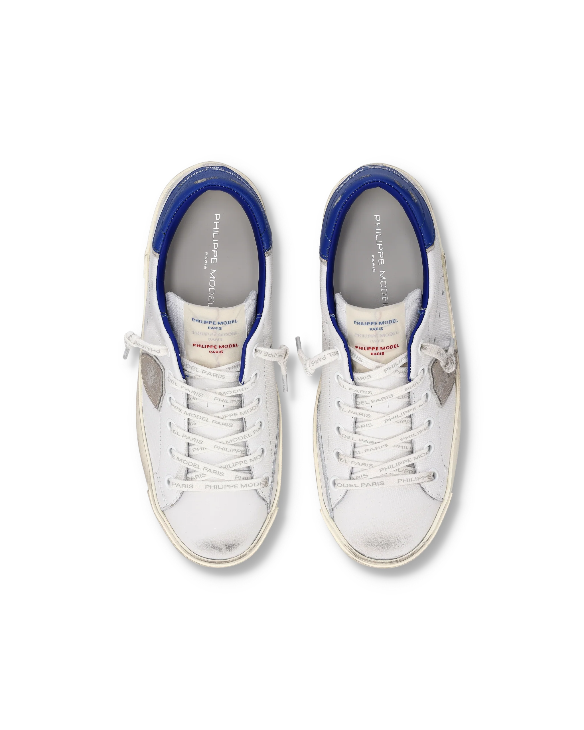 Sneakers Prsx Women with drapeau label, White Bluette - Image 4