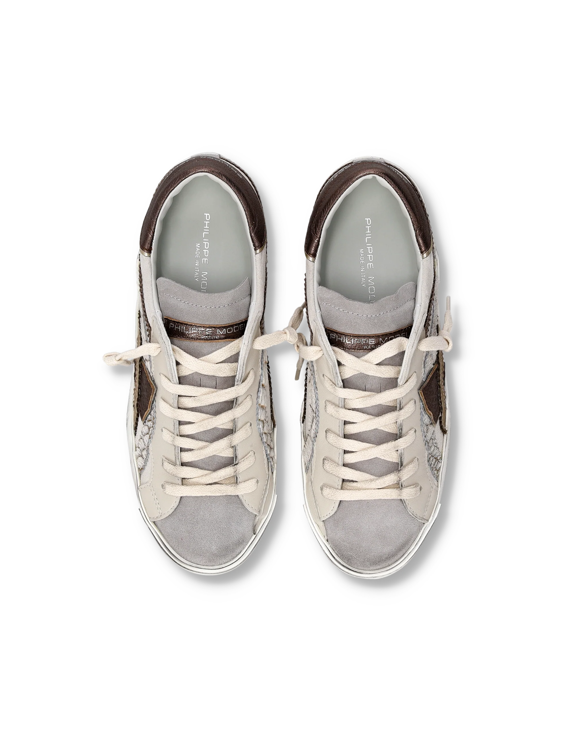 Sneakers Prsx Tennis Women, White Bronze - Image 4