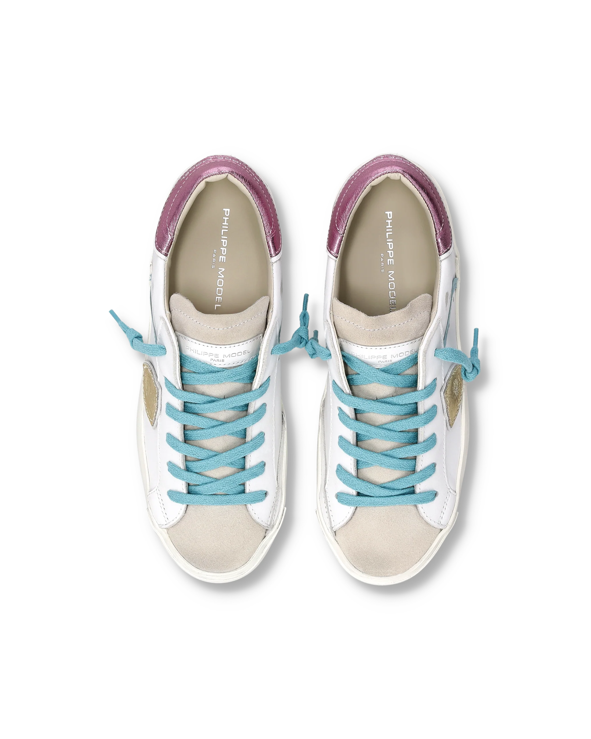 Sneakers Prsx Women, White Fuchsia Light Blue - Image 4