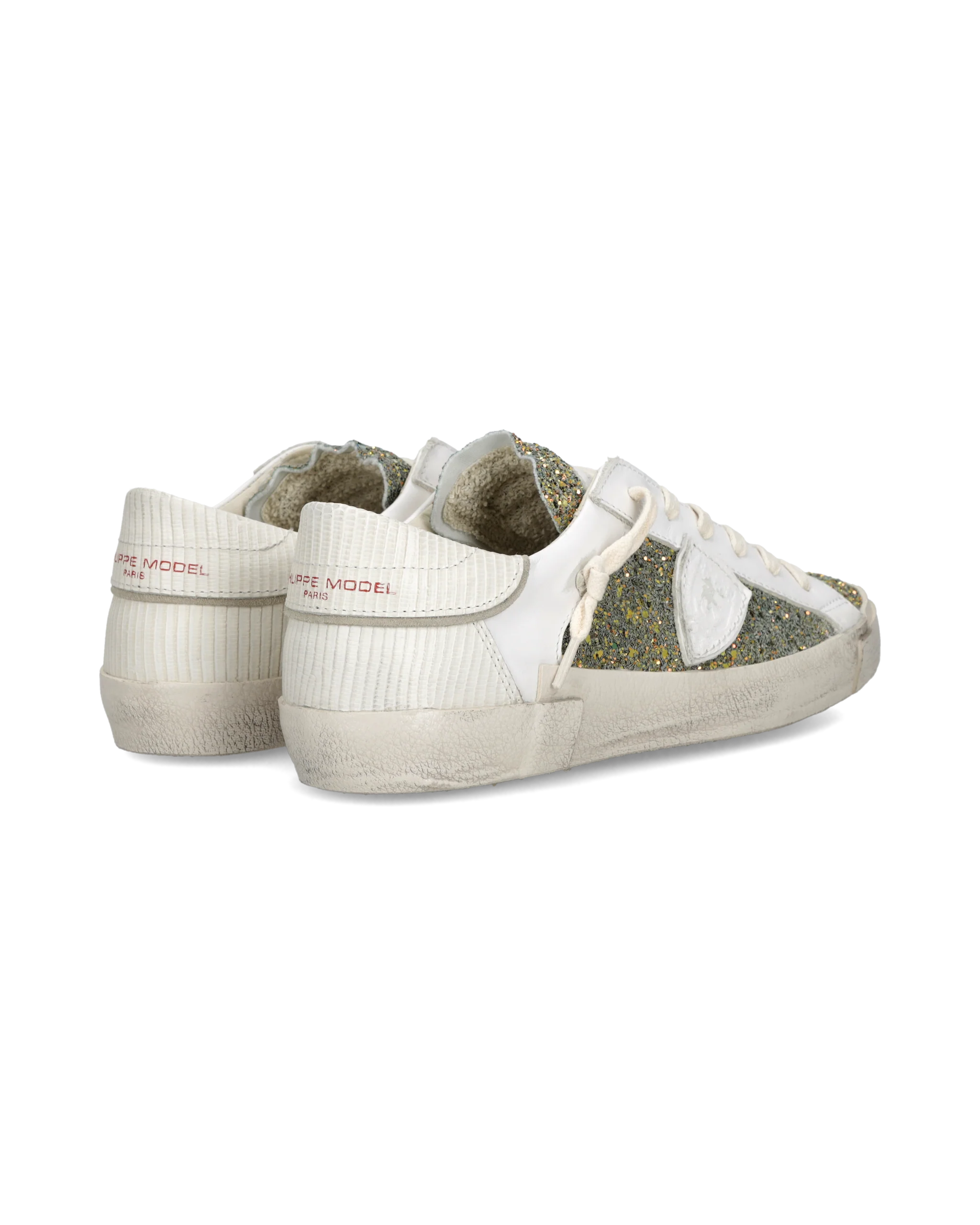 Sneakers Prsx Women, White Gold Green - Image 3