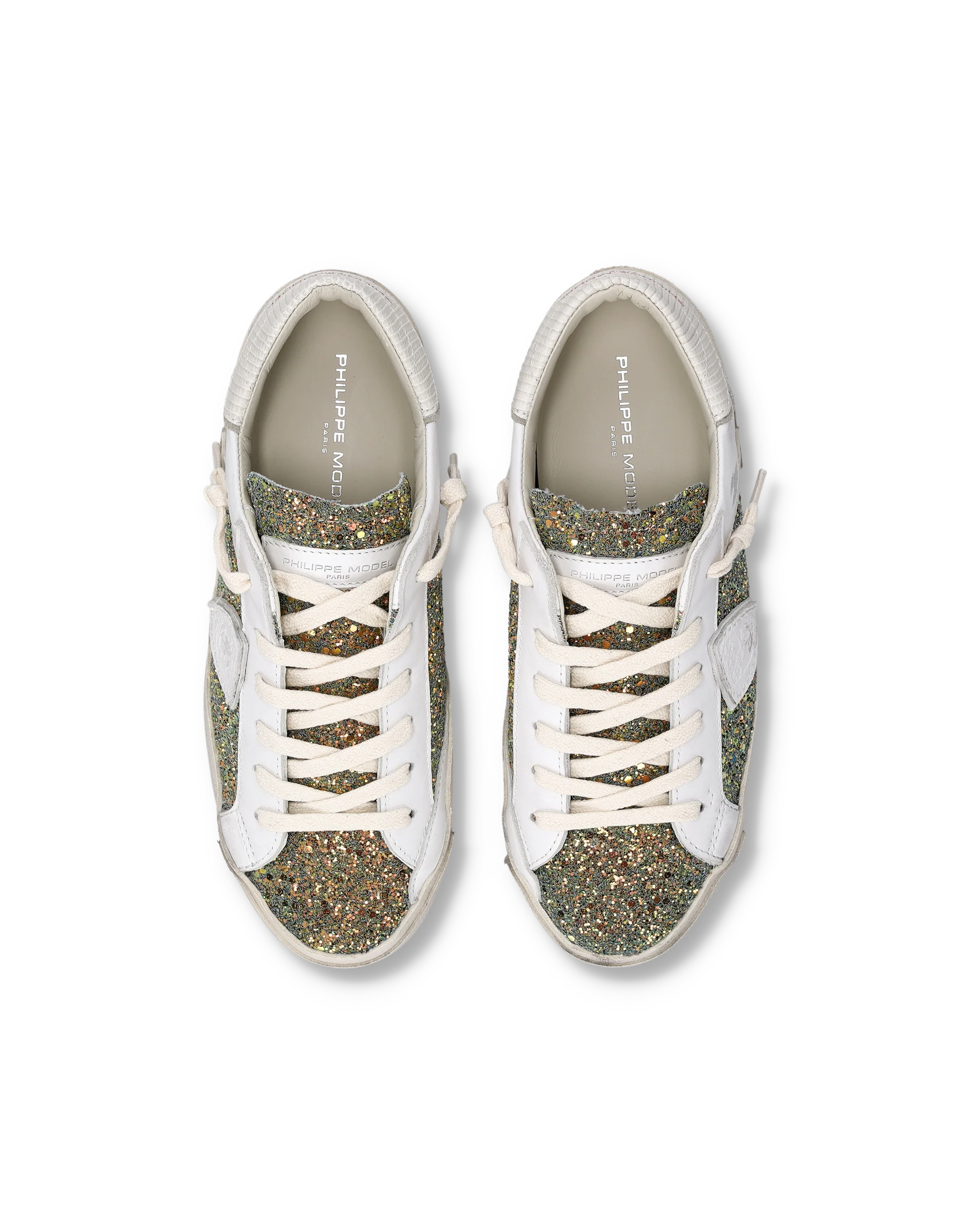 Sneakers Prsx Women, White Gold Green - Image 4