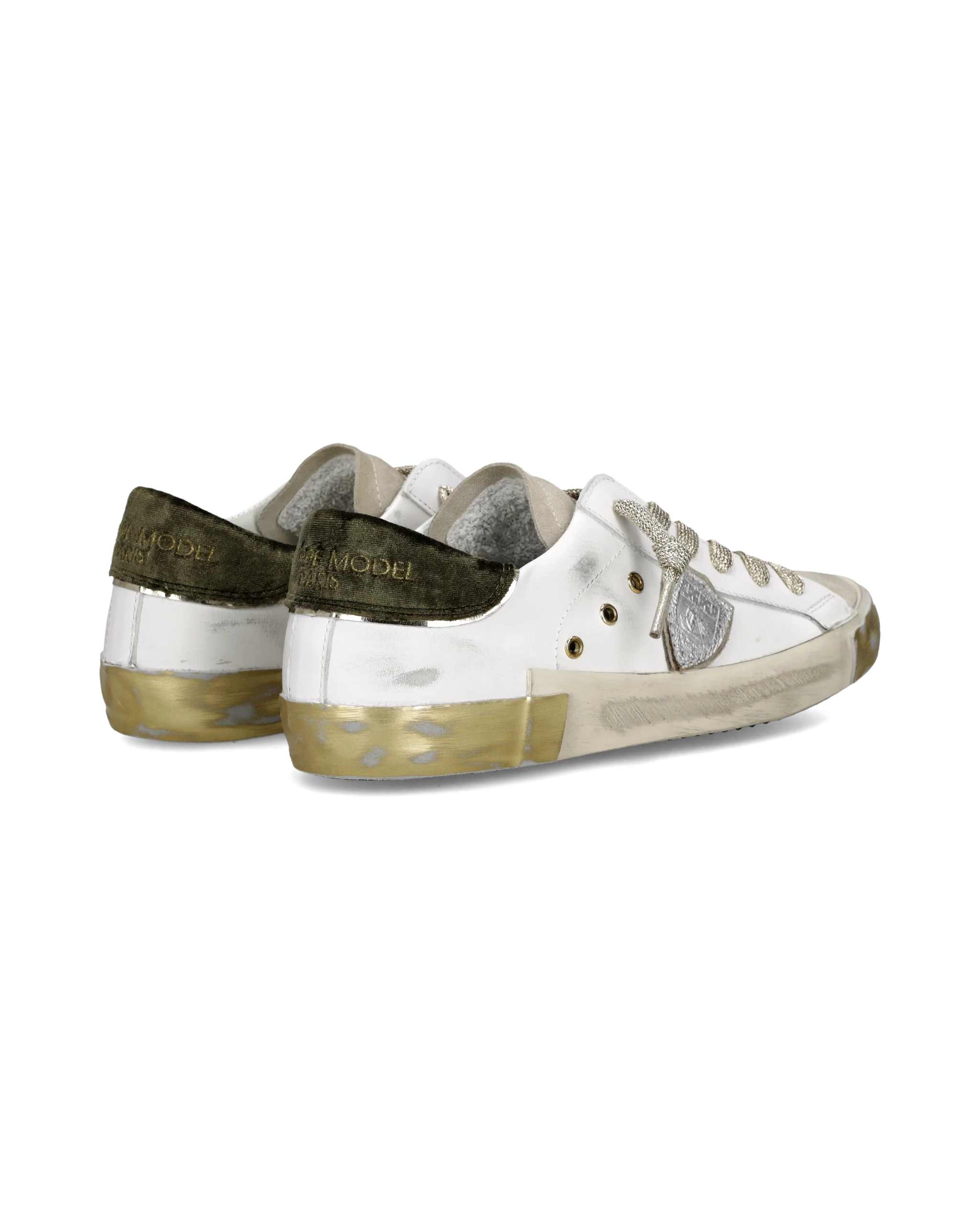 Sneakers Prsx Tennis Women, White Military Green - Image 3