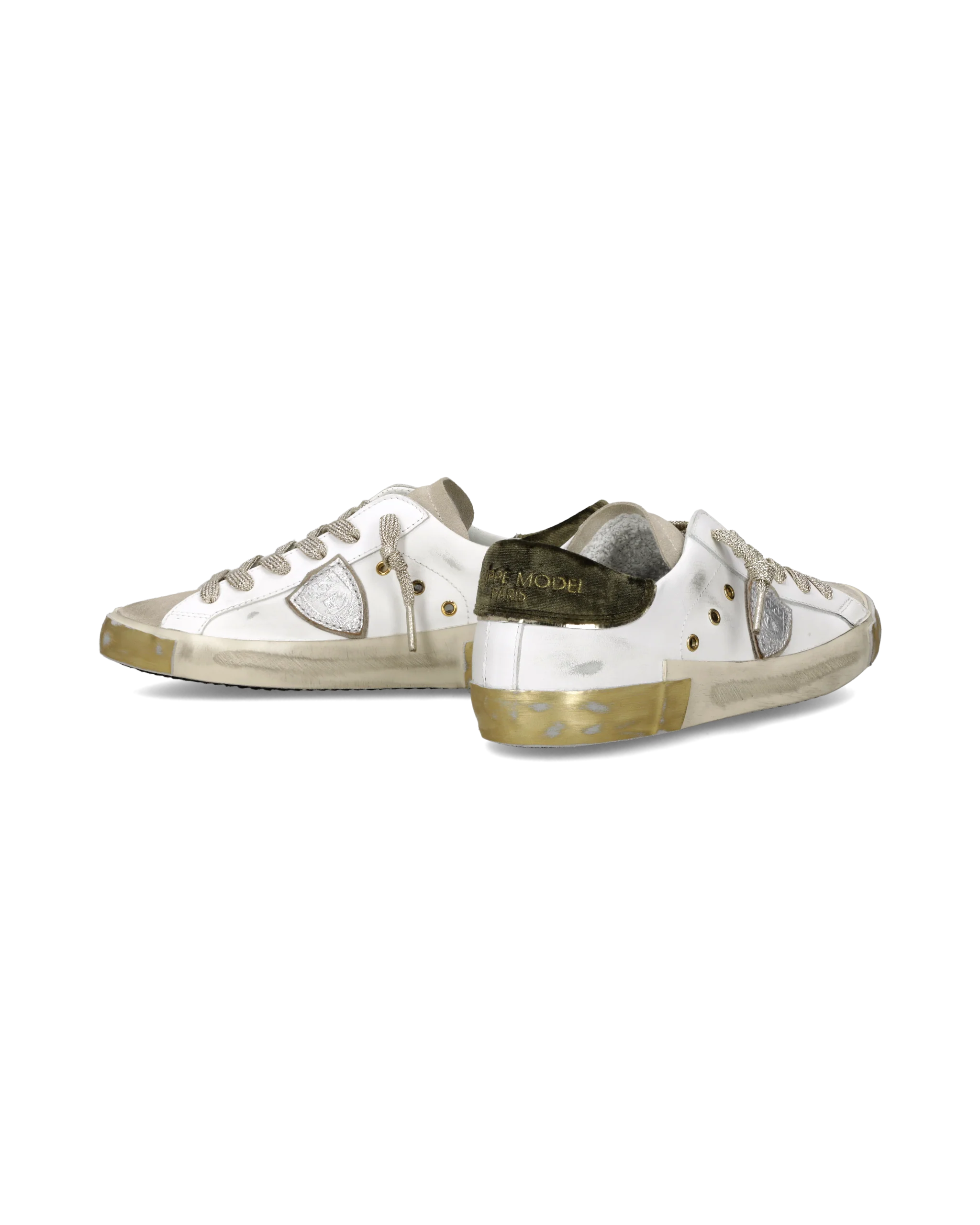 Sneakers Prsx Tennis Women, White Military Green - Image 6