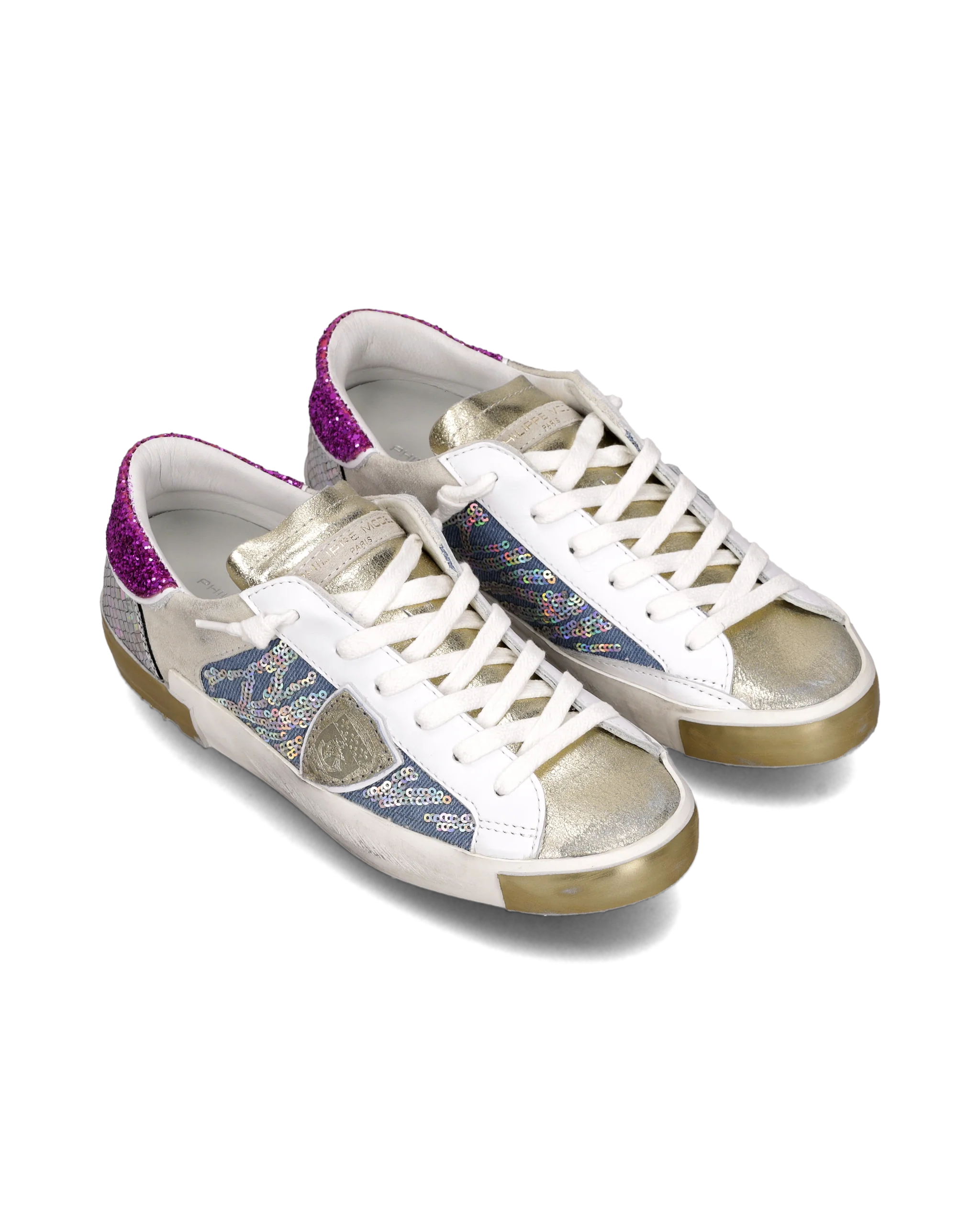 Sneakers Prsx Tennis Women, White Denim - Image 2