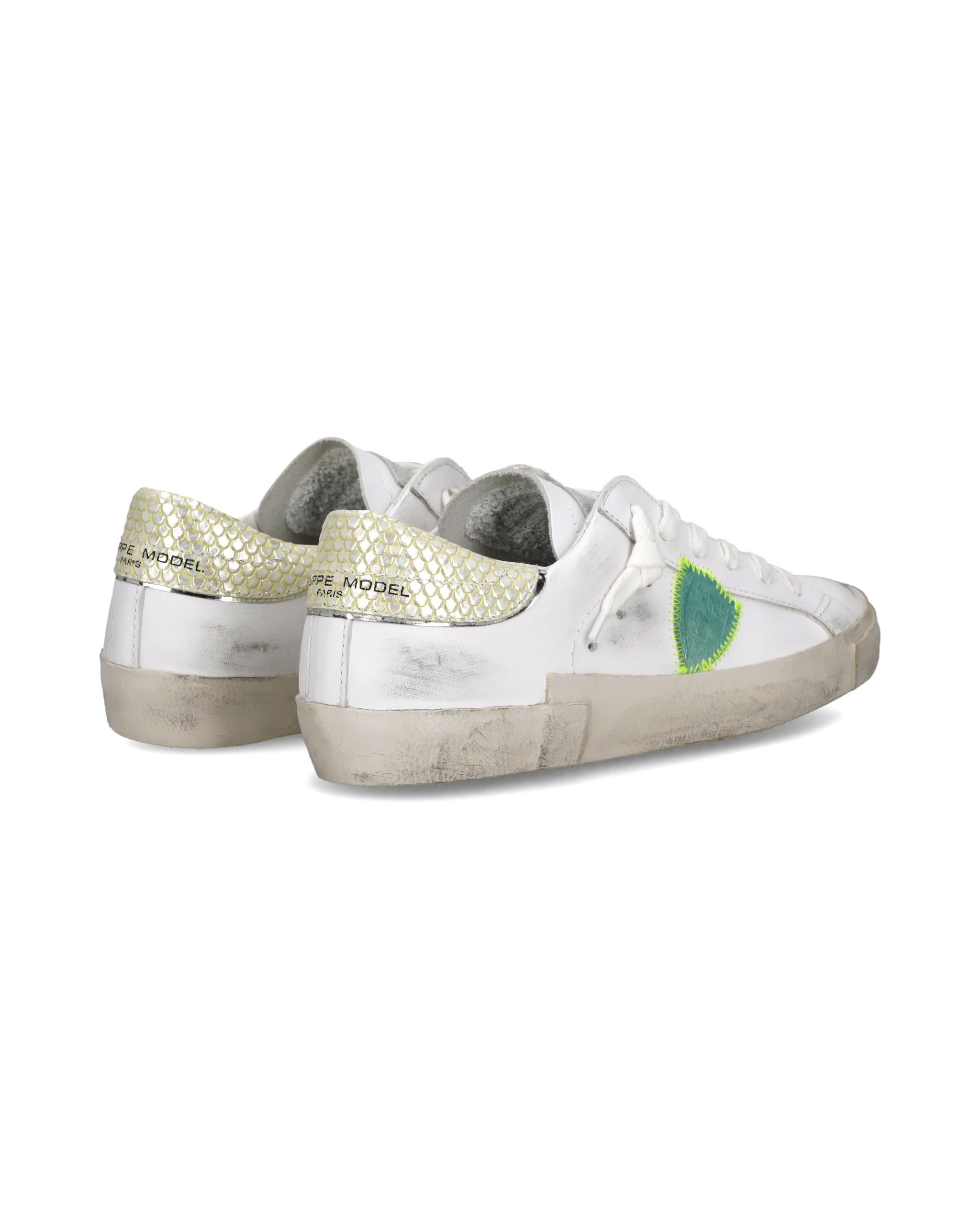 Sneakers Prsx Tennis Women, White Green - Image 3