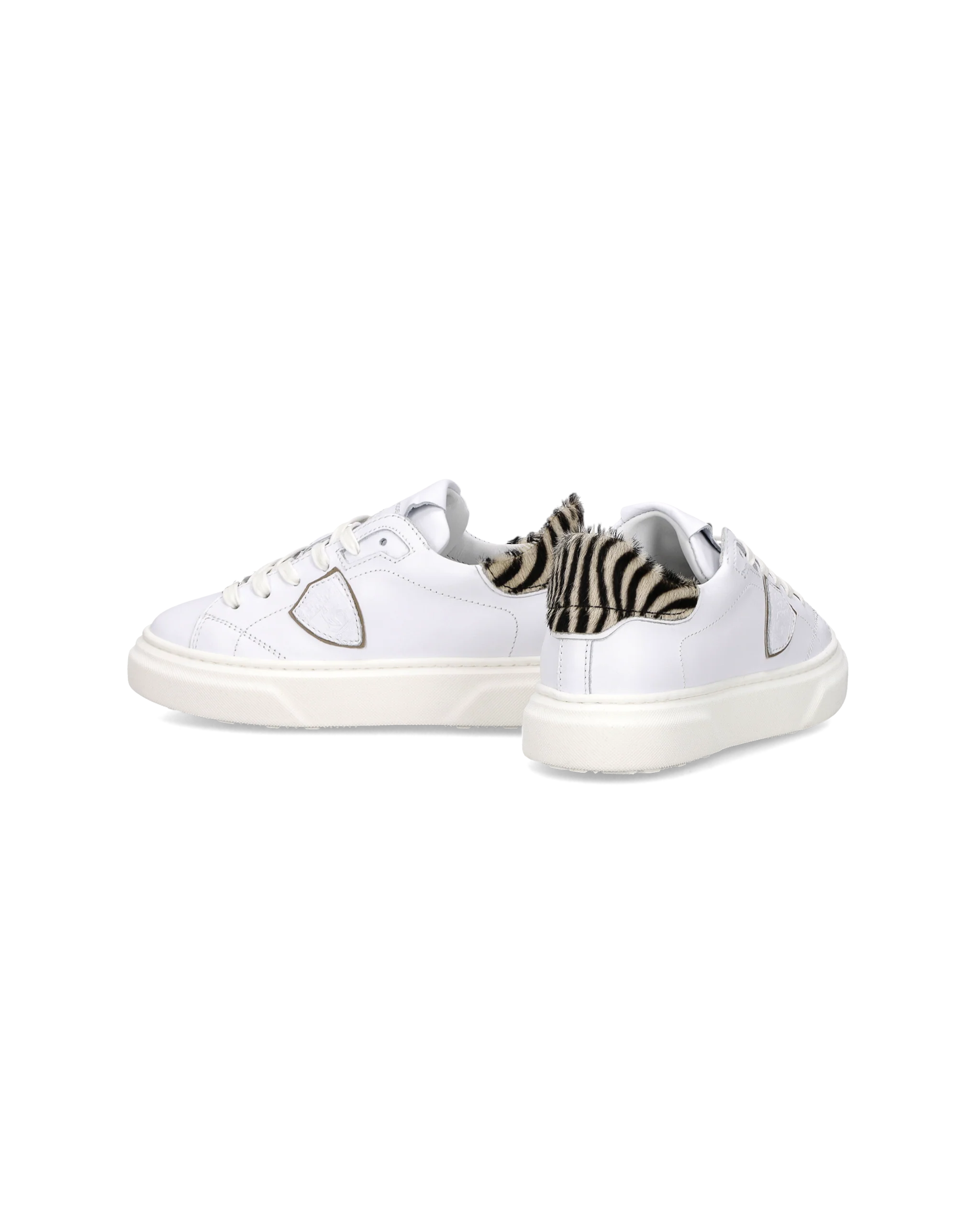 Sneaker Kids Temple, White Animal Print - Image 6