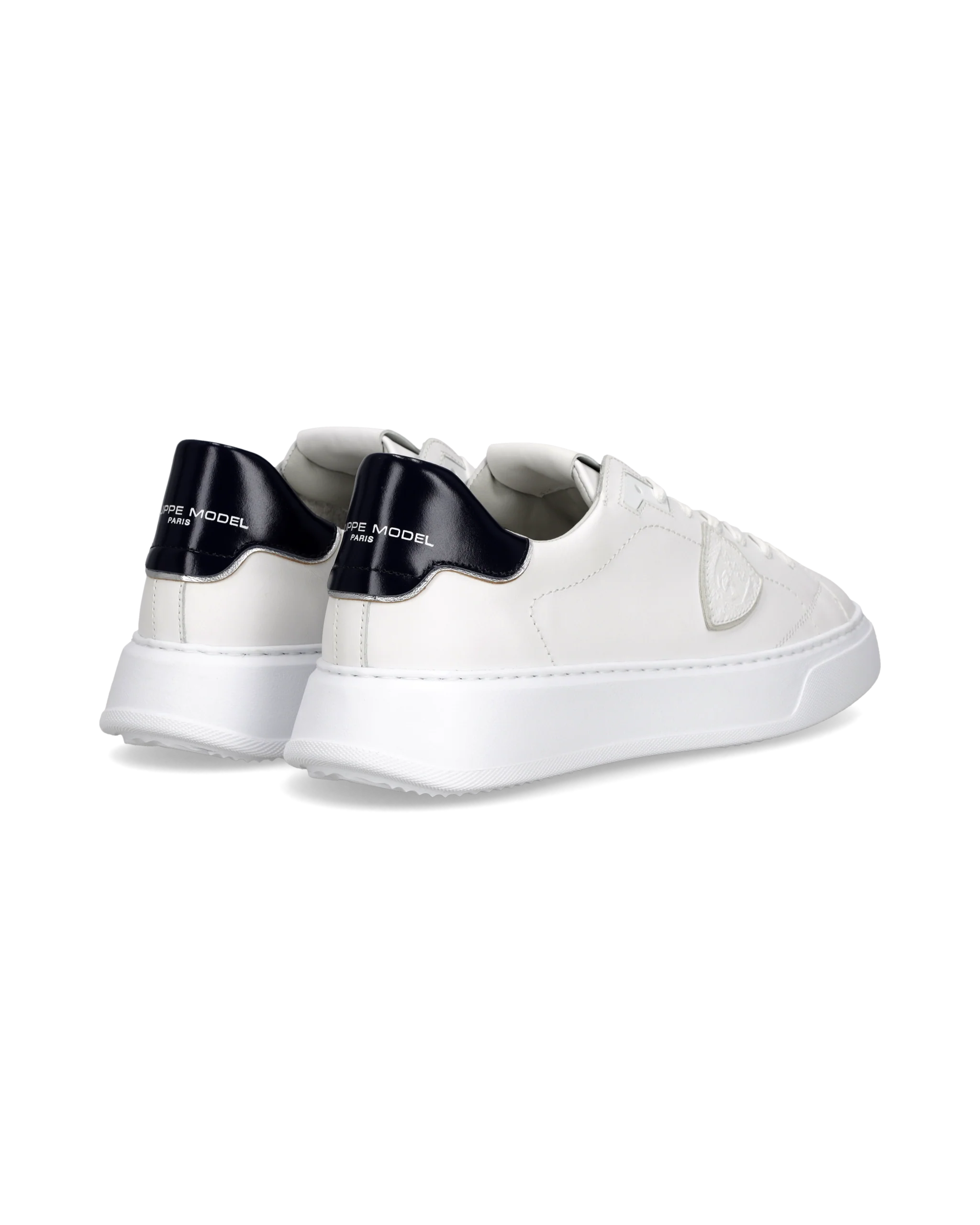 Sneakers Temple Men, White Ocean Blue - Image 3