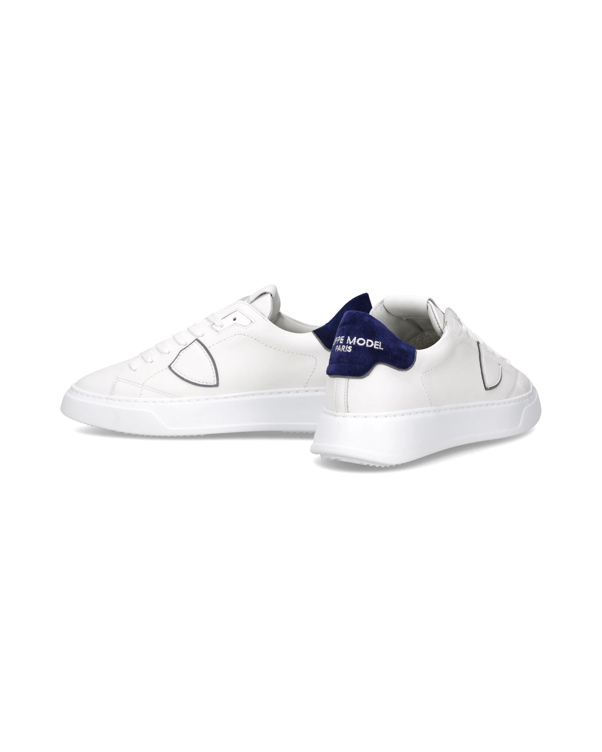 Sneakers Temple Tennis Men, White Blue - Image 6