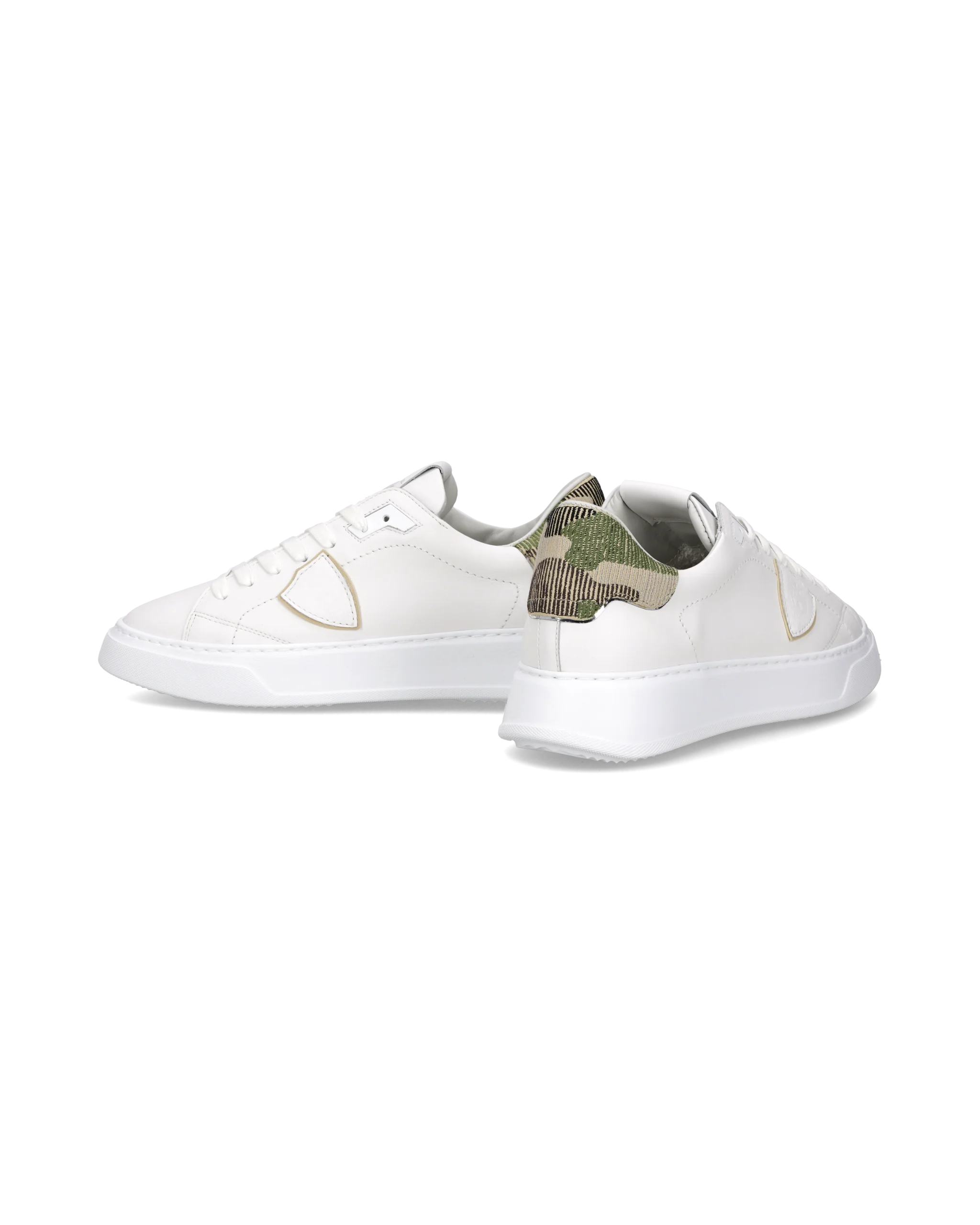 Sneakers Temple Tennis Men, White Green - Image 6