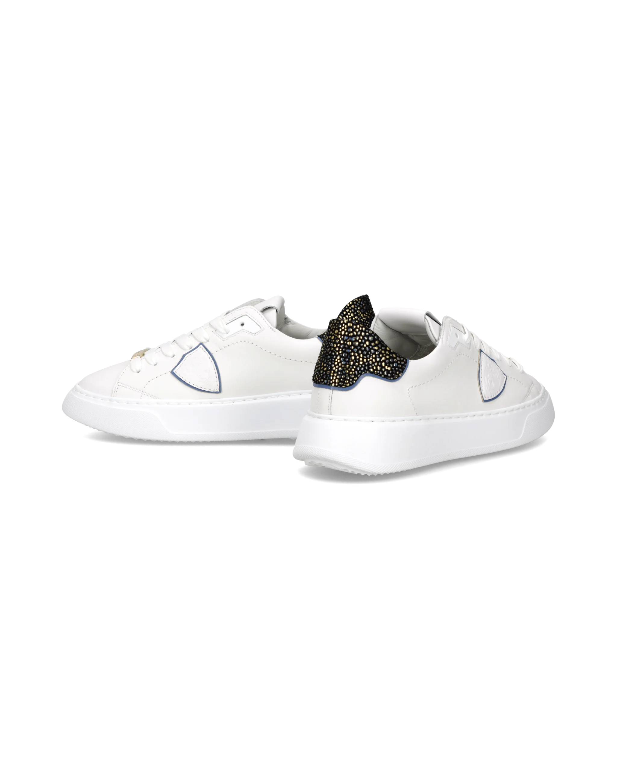 Sneakers Temple Tennis Women, White Black - Image 6