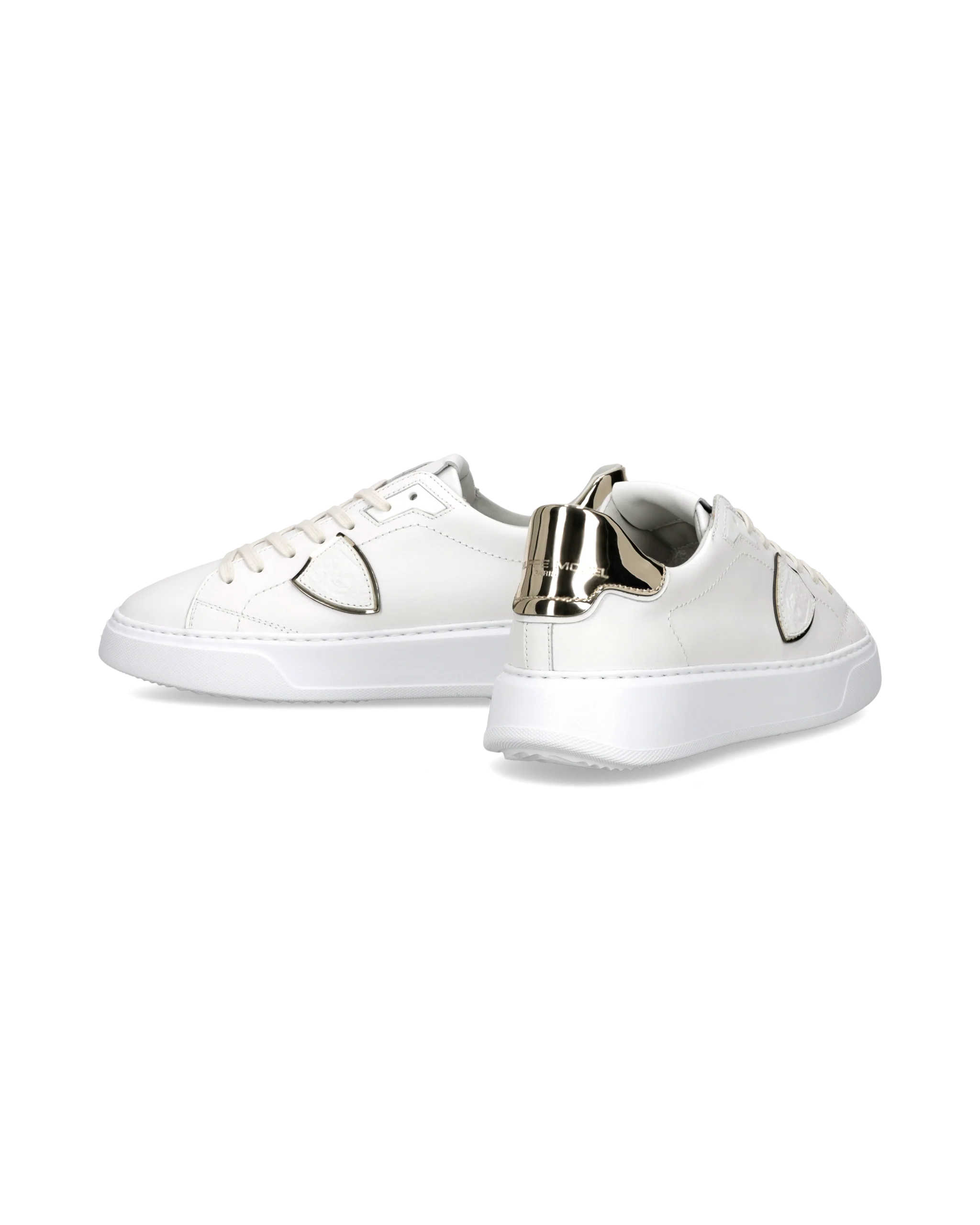 Sneakers Temple Women, White Gold - Image 6