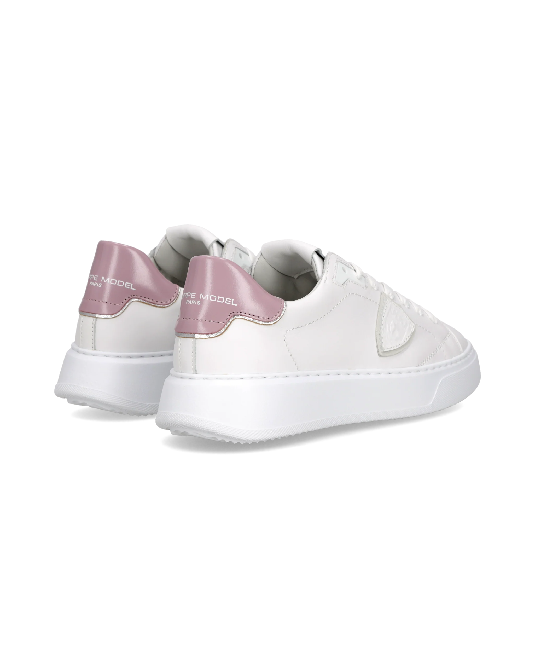 Sneakers Temple Women, White Mauve - Image 3