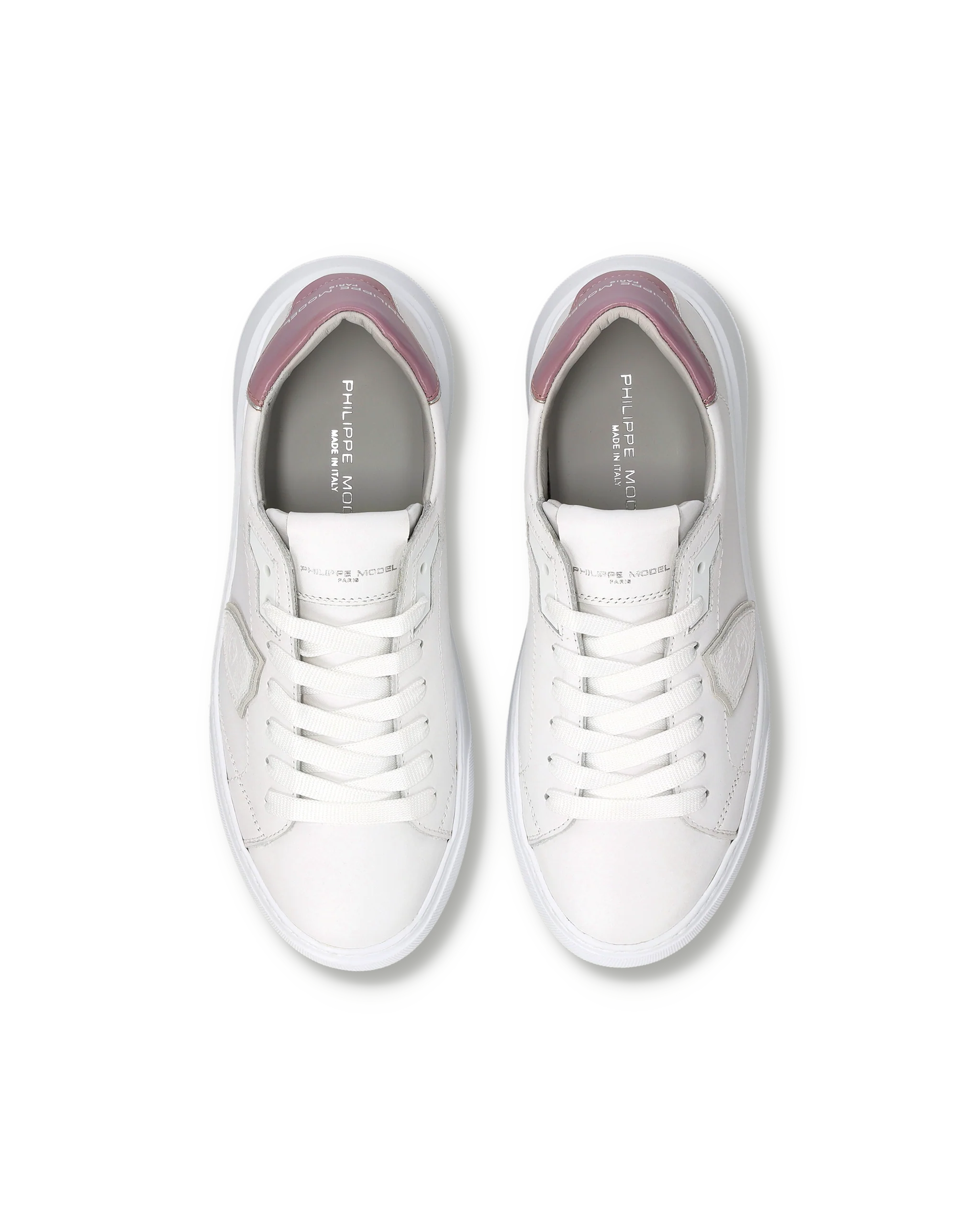 Sneakers Temple Women, White Mauve - Image 4