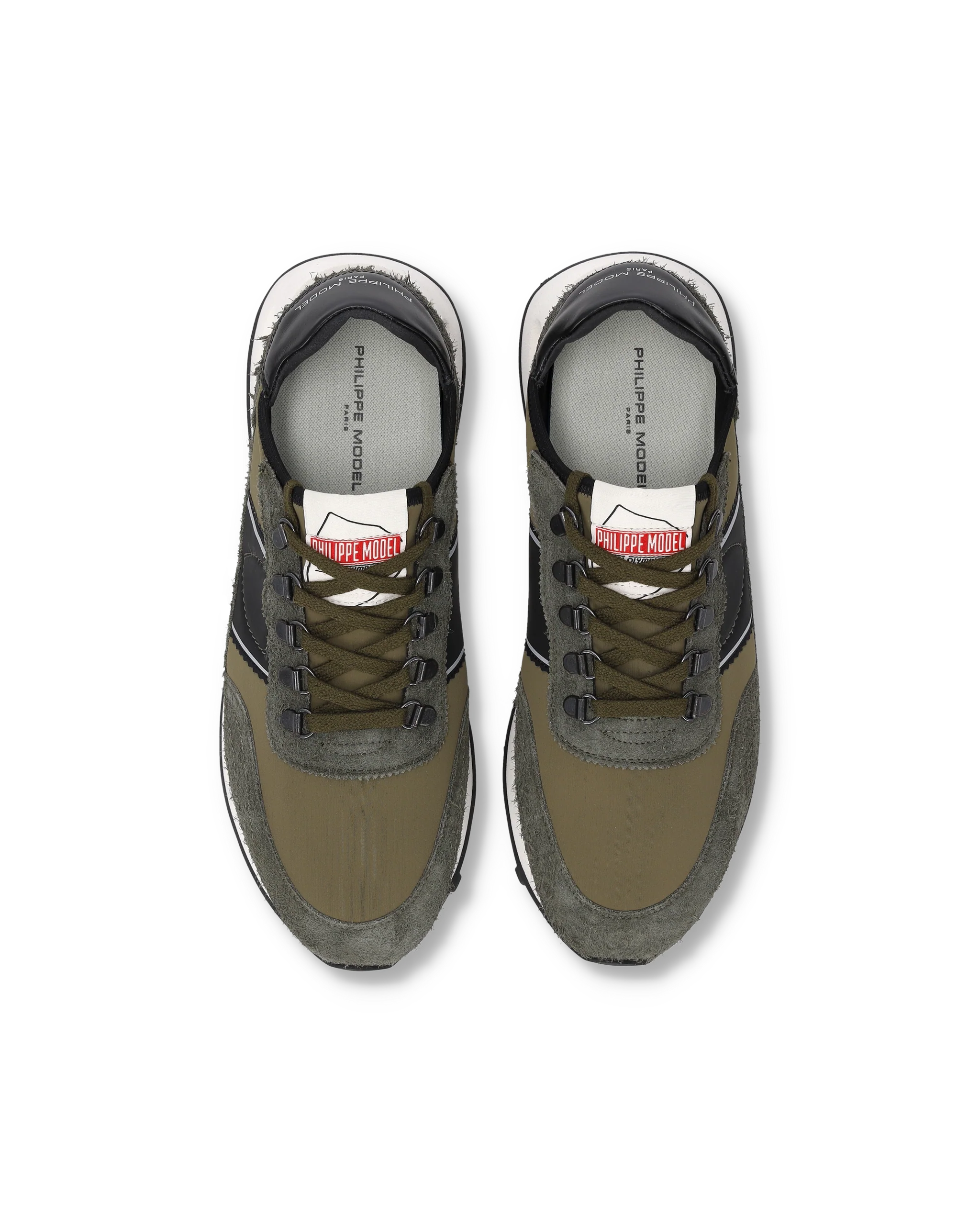 Sneakers Tour Running Men, Military Green - Image 4