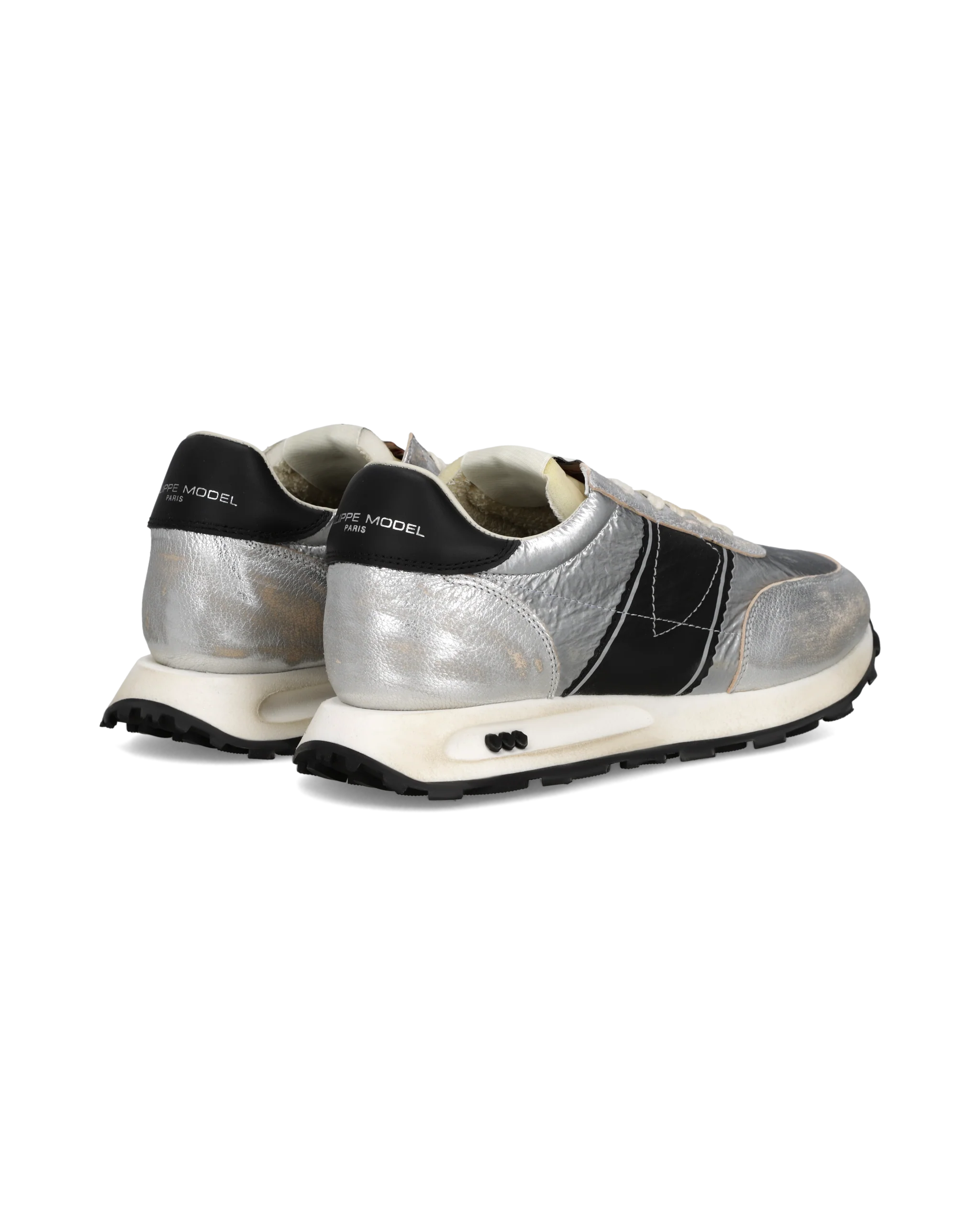 Sneakers Tour Running Men, Silver Black - Image 3