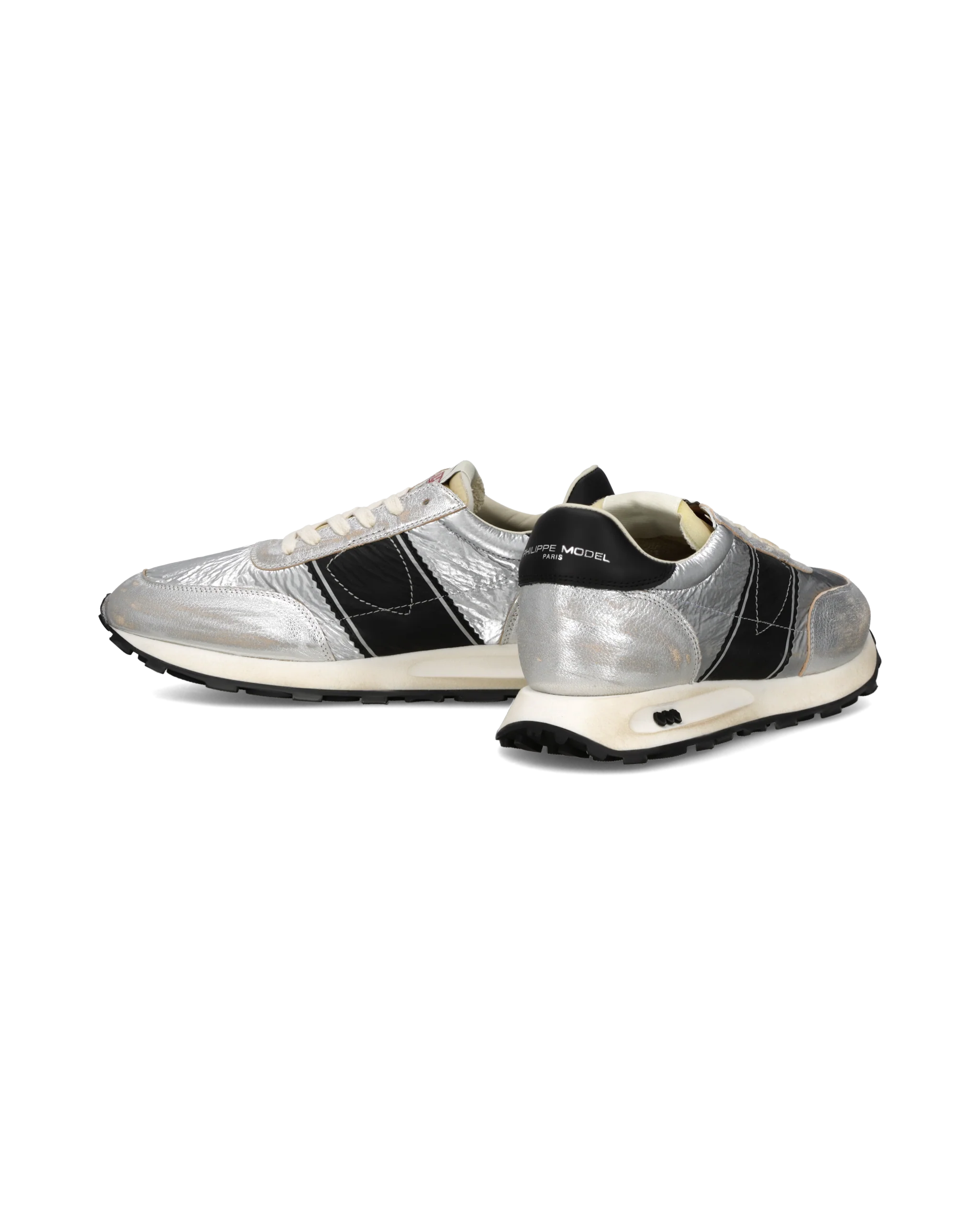 Sneakers Tour Running Men, Silver Black - Image 6