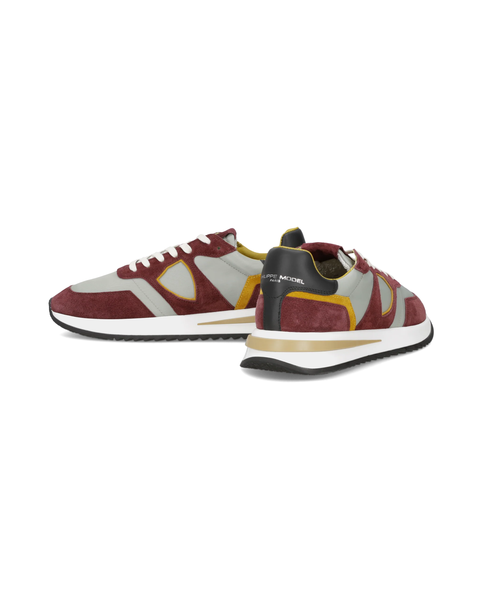Sneakers Tropez 2.1 Running Men, Burgundy Grey - Image 6