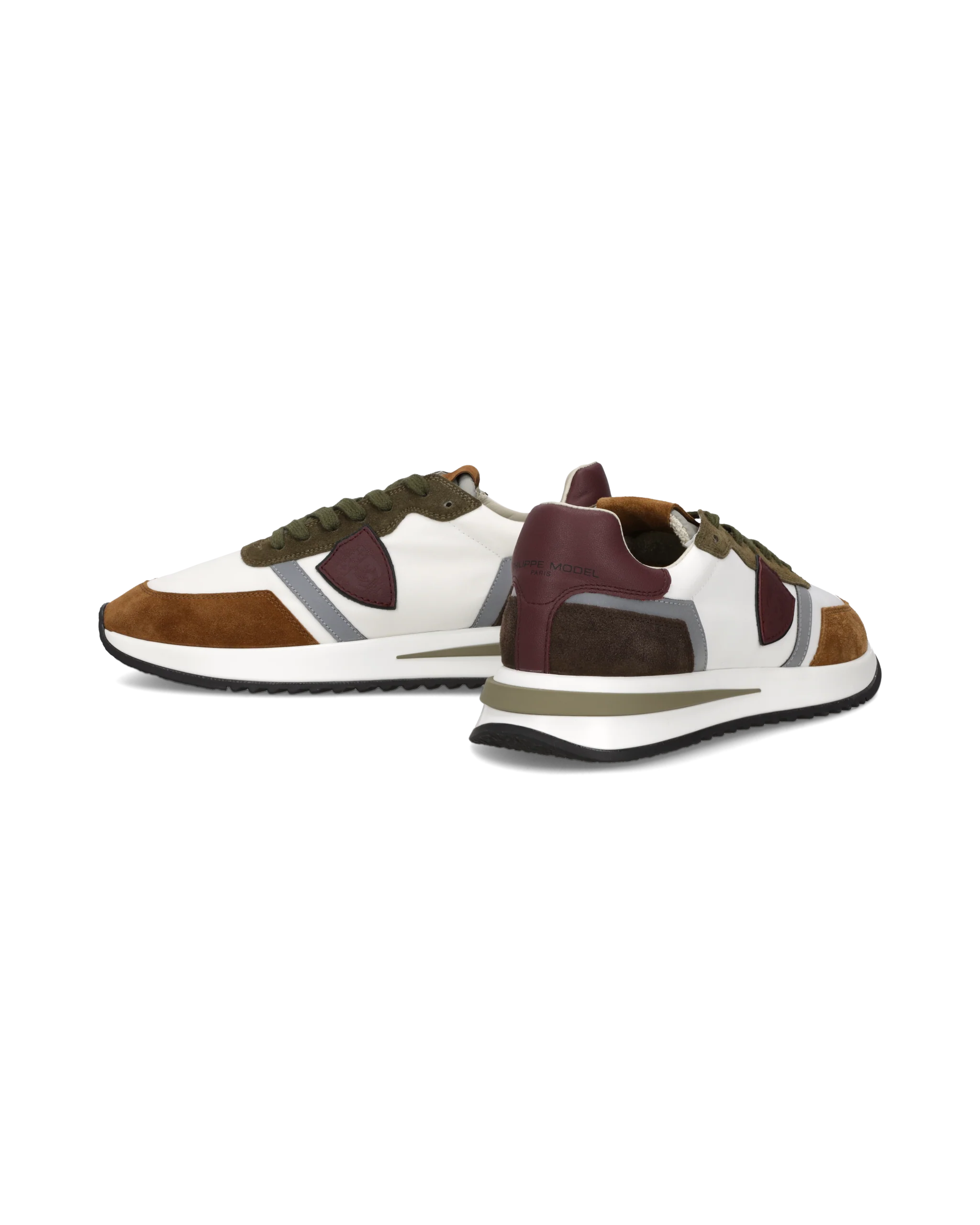 Sneakers Tropez 2.1 Running Men, White Brown - Image 6