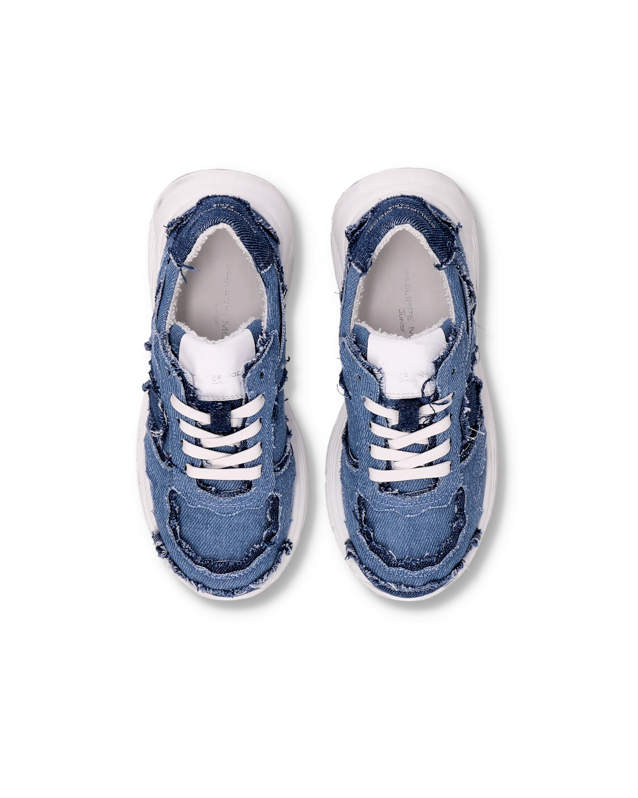Sneakers Tropez Haute Kids, Light Blue - Image 4
