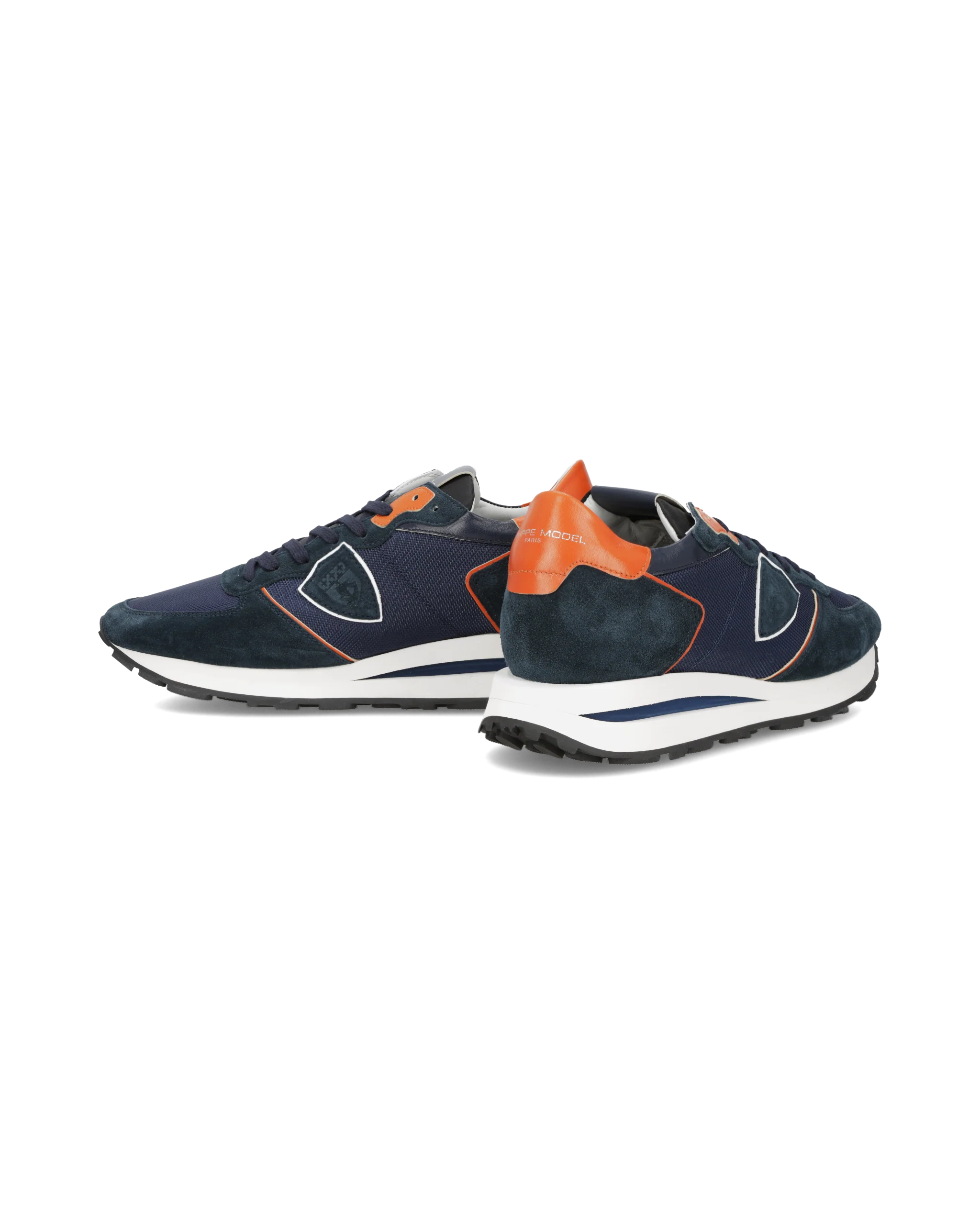 Sneakers Tropez Haute Running Men, Blue Orange - Image 6