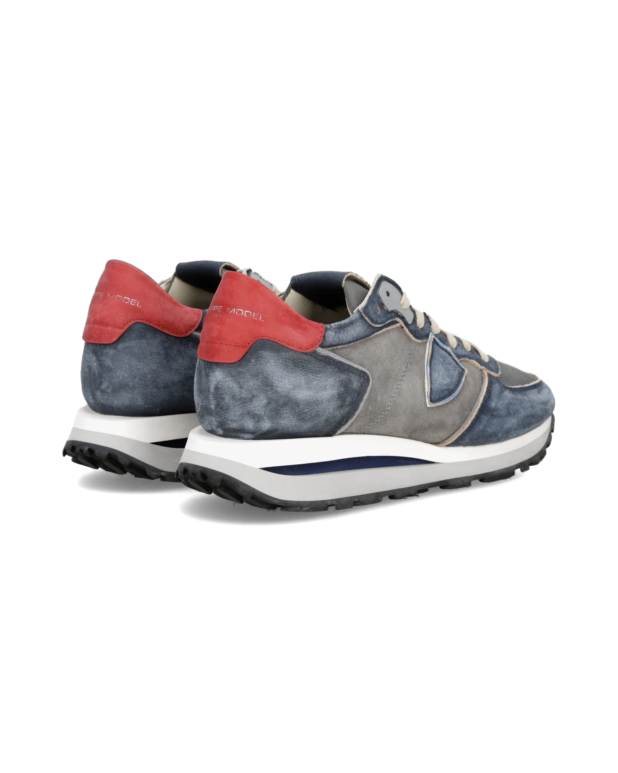 Sneakers Tropez Haute Running Men, Grey Blue - Image 3