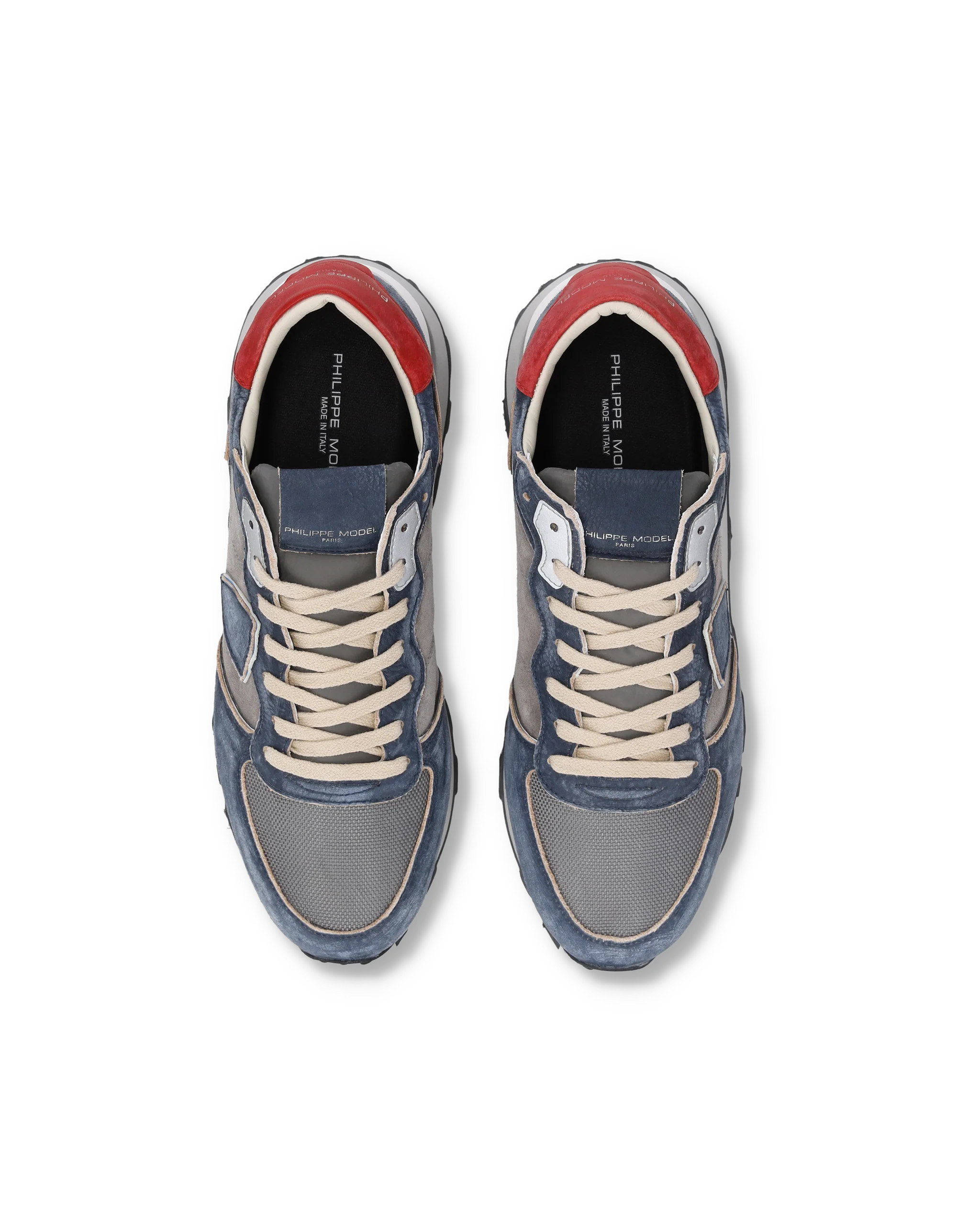 Sneakers Tropez Haute Running Men, Grey Blue - Image 4