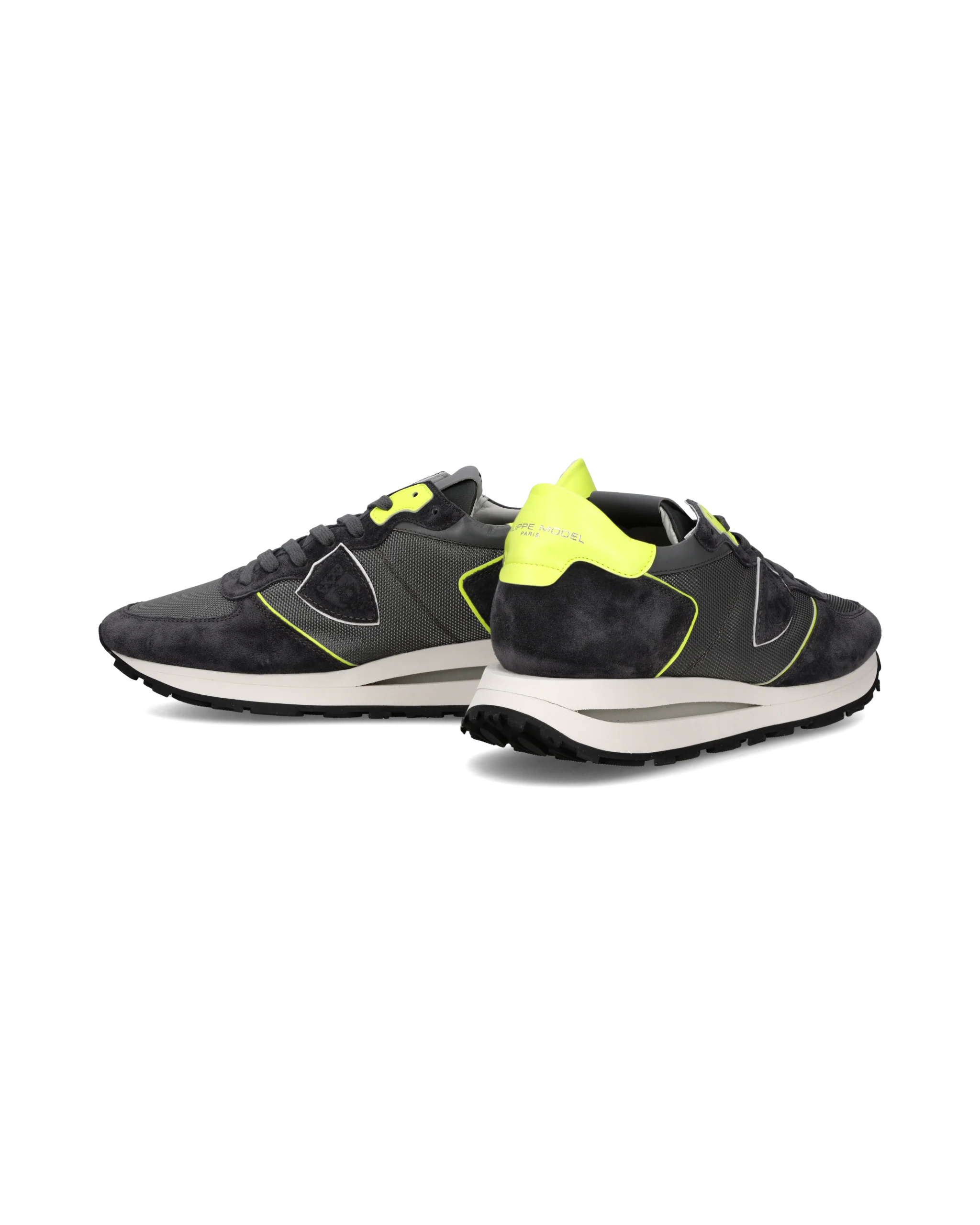 Sneakers Tropez Haute Running Men, Grey Yellow - Image 6