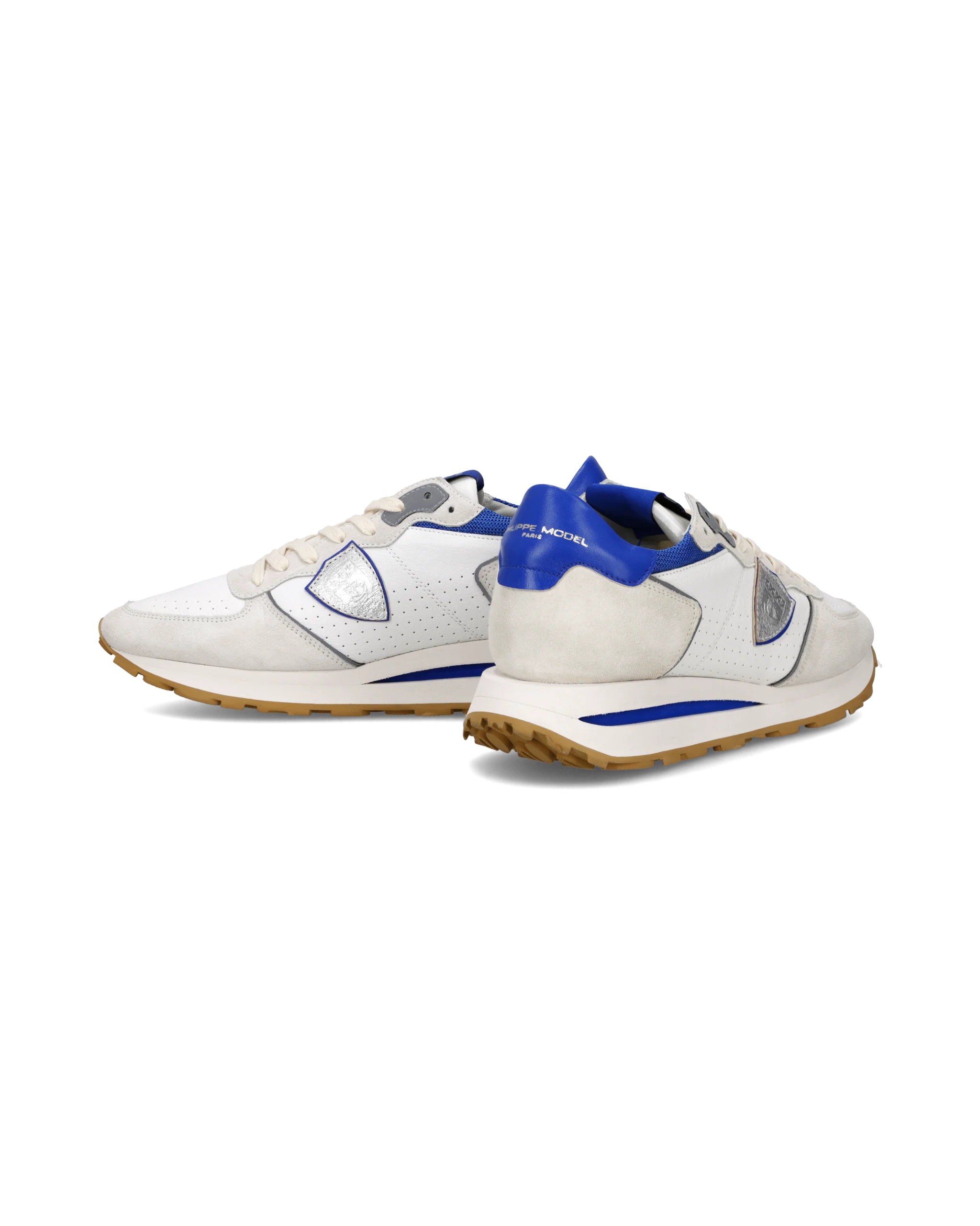 Sneakers Tropez Haute Running Men, White Blue - Image 6