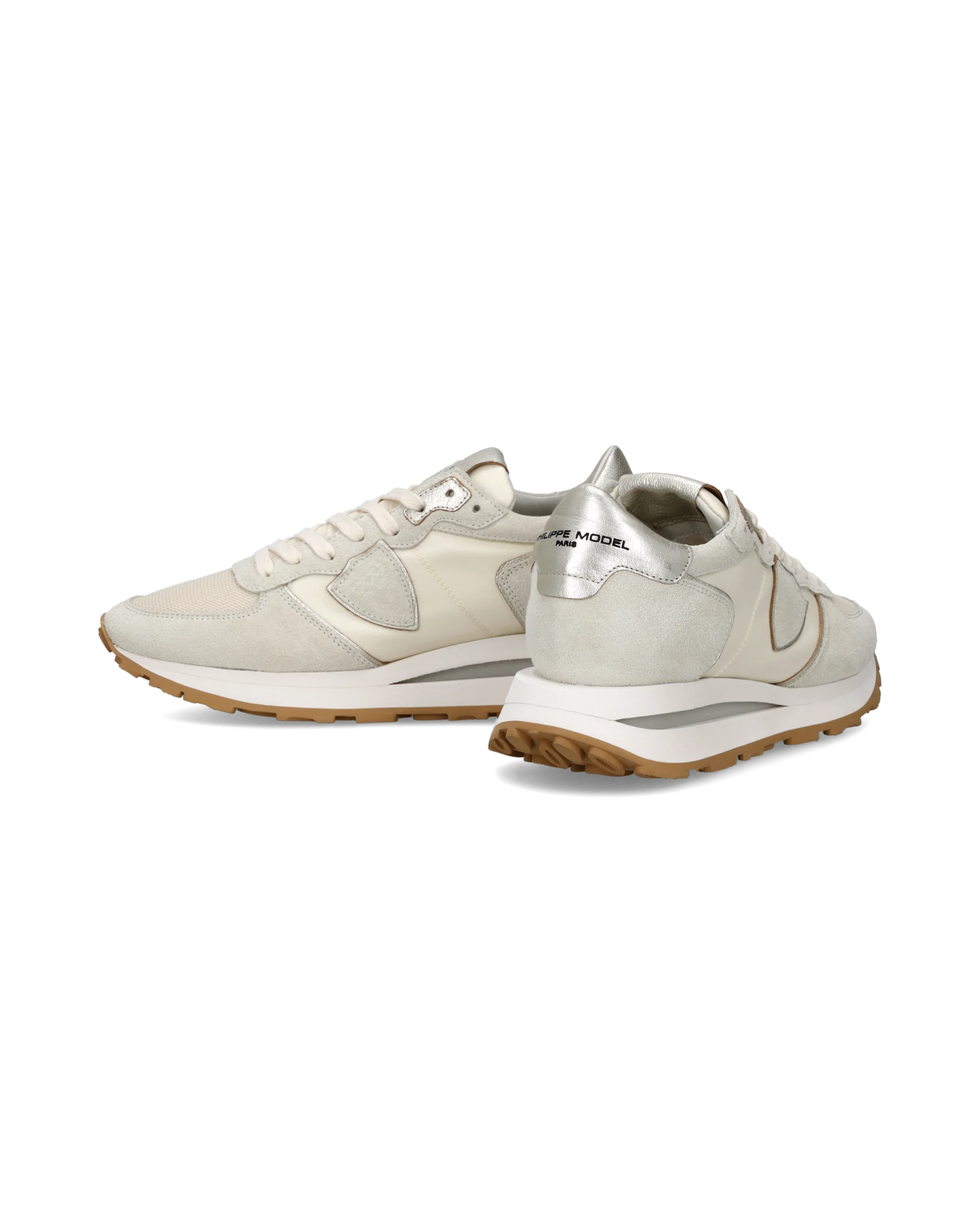 Sneakers Tropez Haute Women with metallic details, Butter - Image 6
