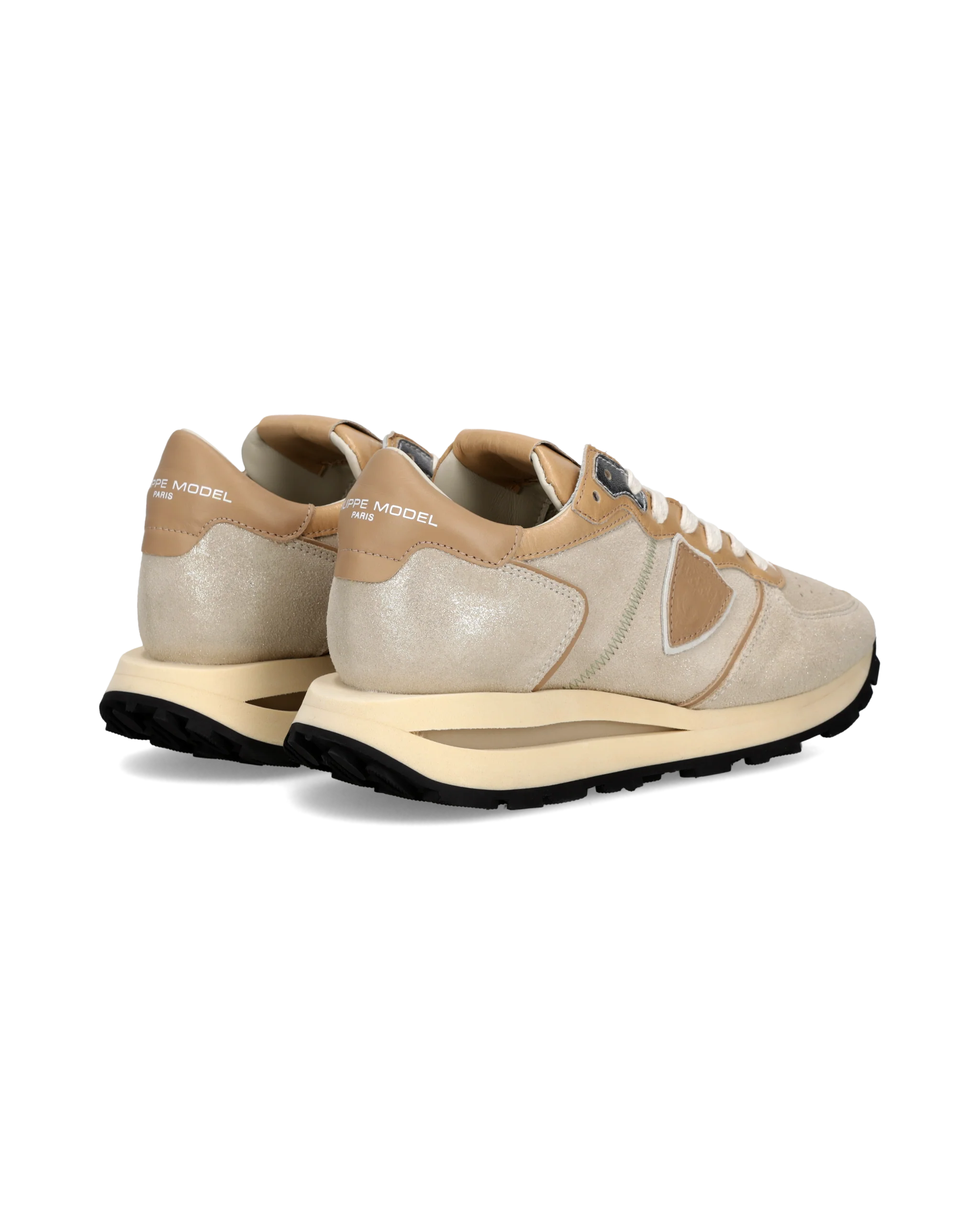 Sneakers Tropez Haute Women, Platinum Cognac - Image 3