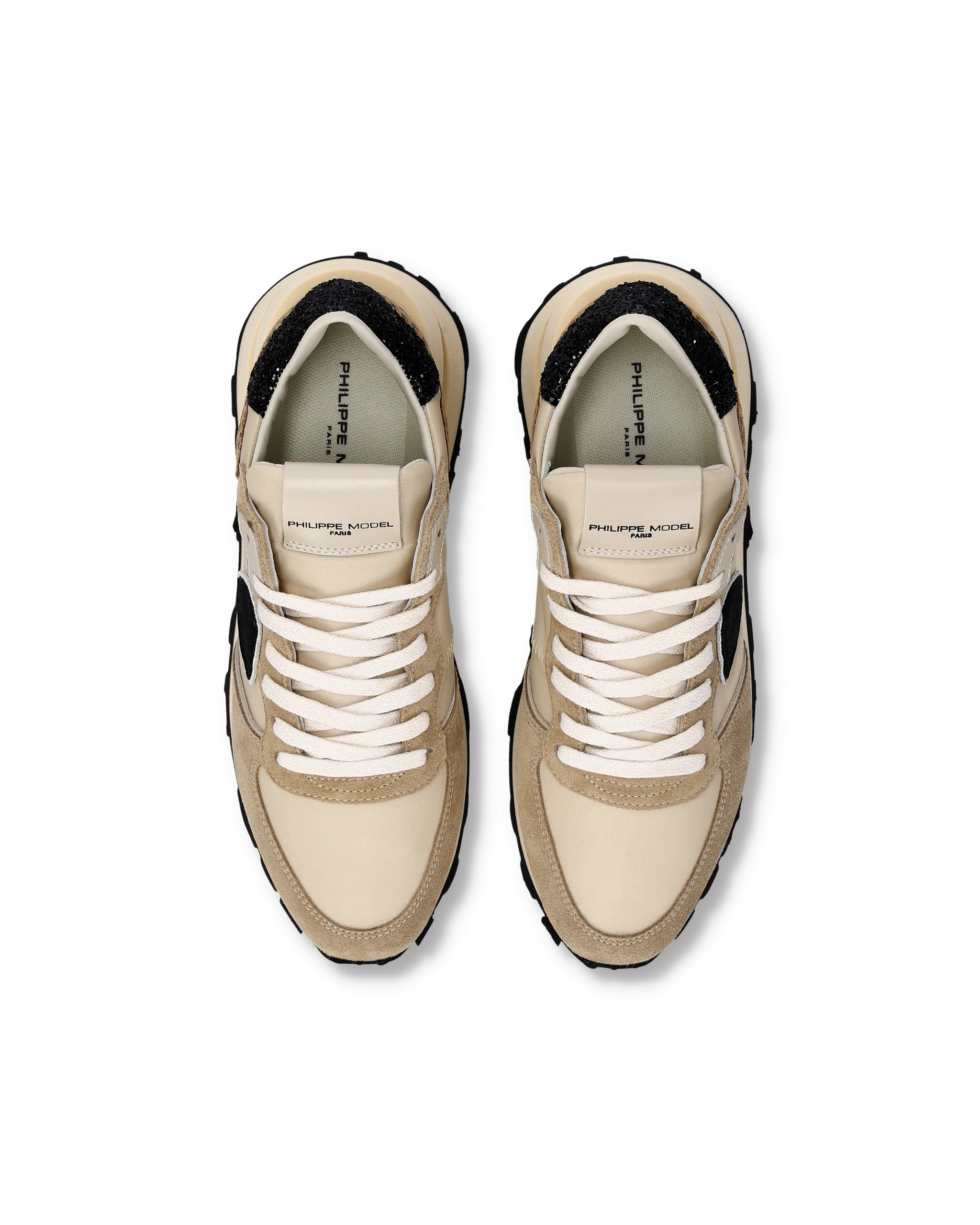 Sneakers Tropez Haute Women, Sand Black Animal-Print - Image 4