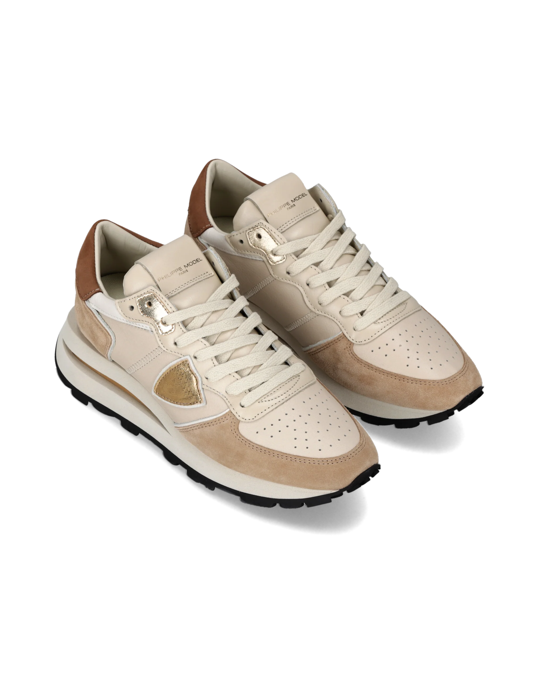 Sneakers Tropez Haute Women, Beige Sand Brown - Image 2