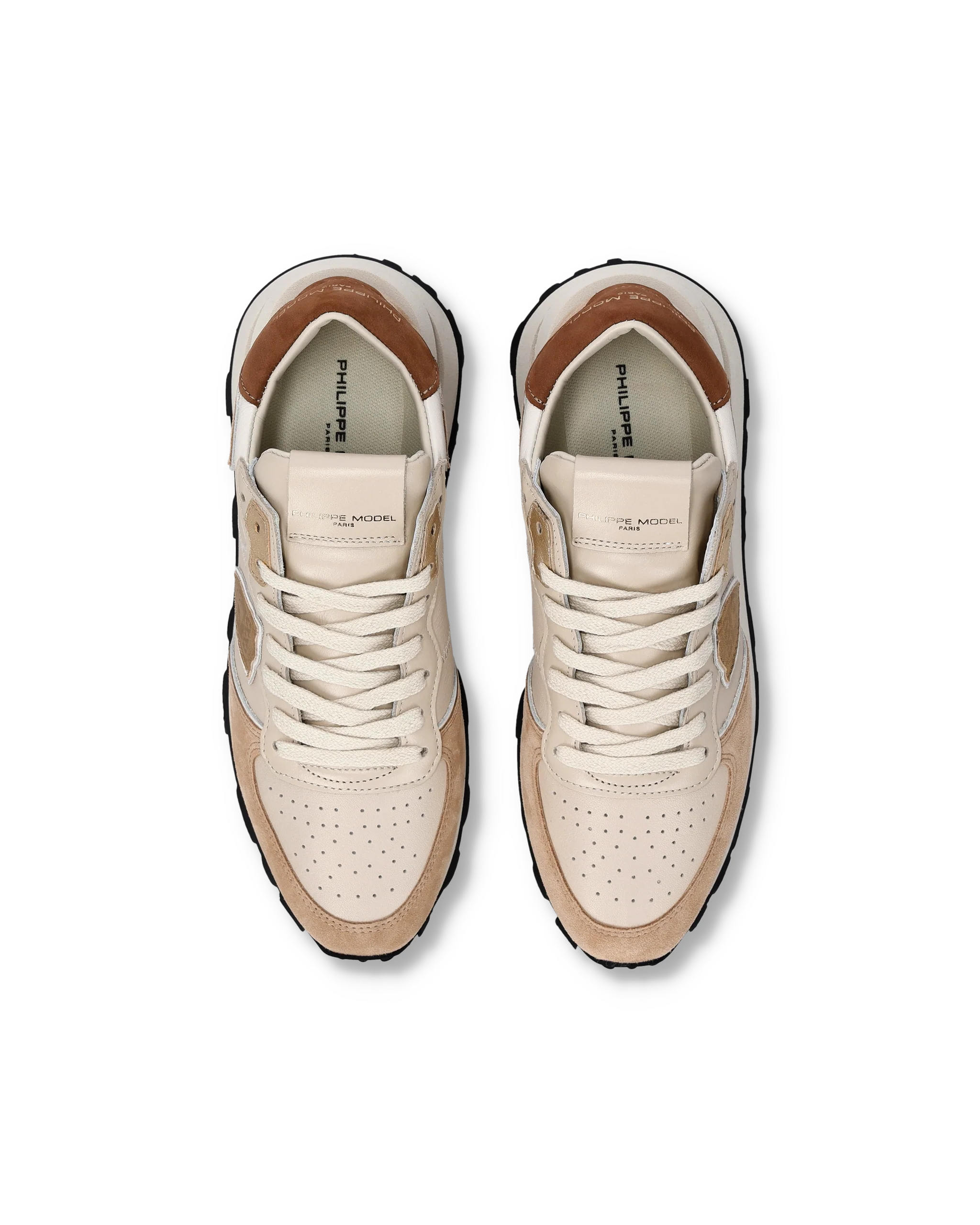 Sneakers Tropez Haute Women, Beige Sand Brown - Image 4