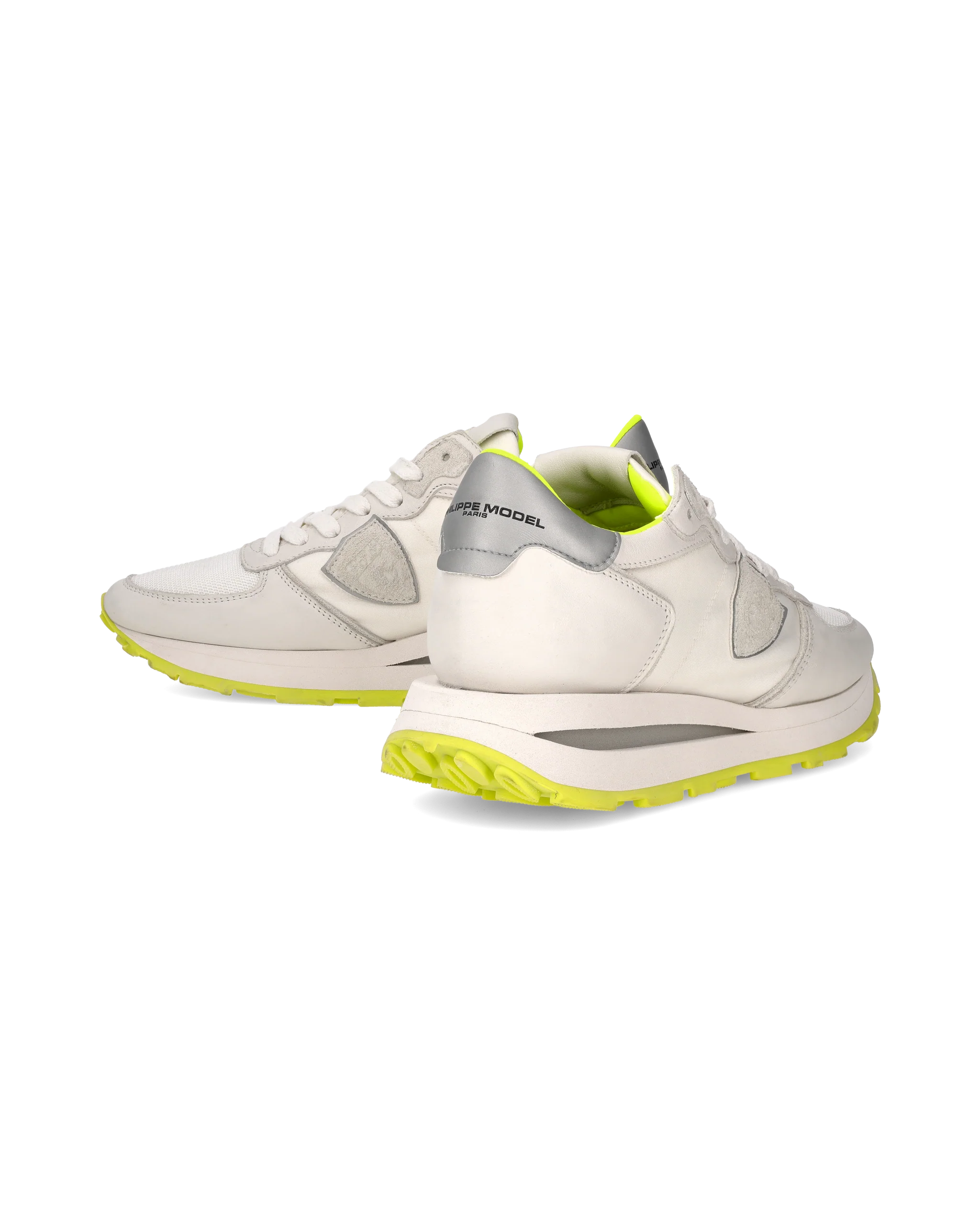 Sneakers Tropez Haute Running Women, White Yellow - Image 6